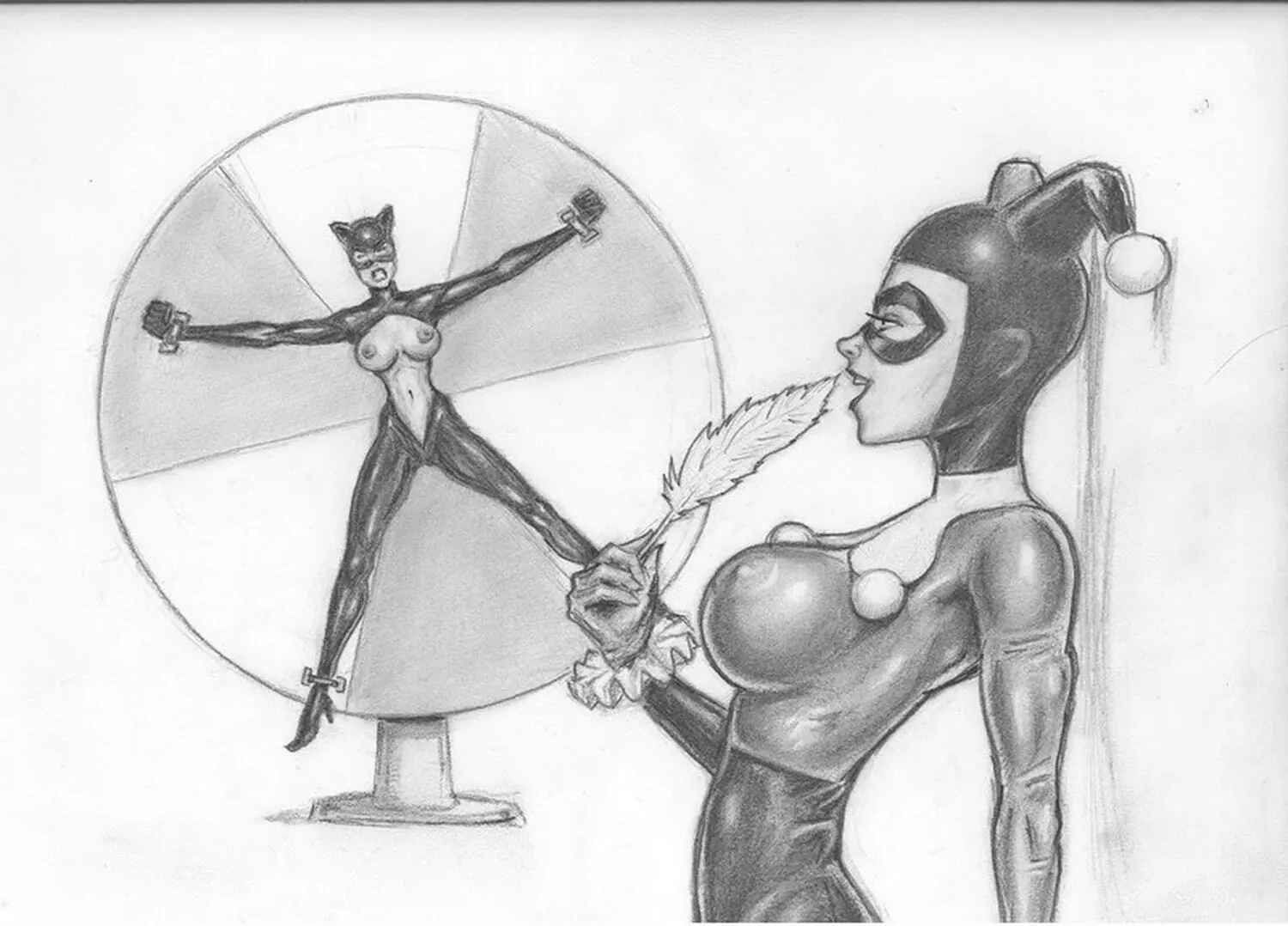 Harley Quinn and Catwoman XXX Hentai Sweet