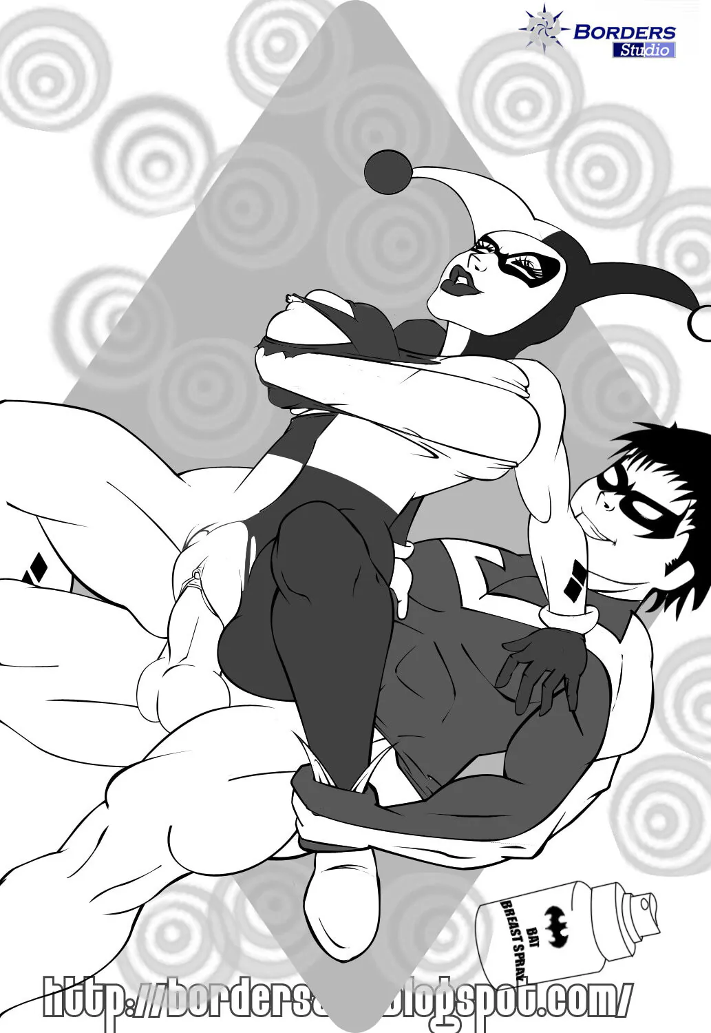 Harley Quinn and Dick Grayson XXX Hentai