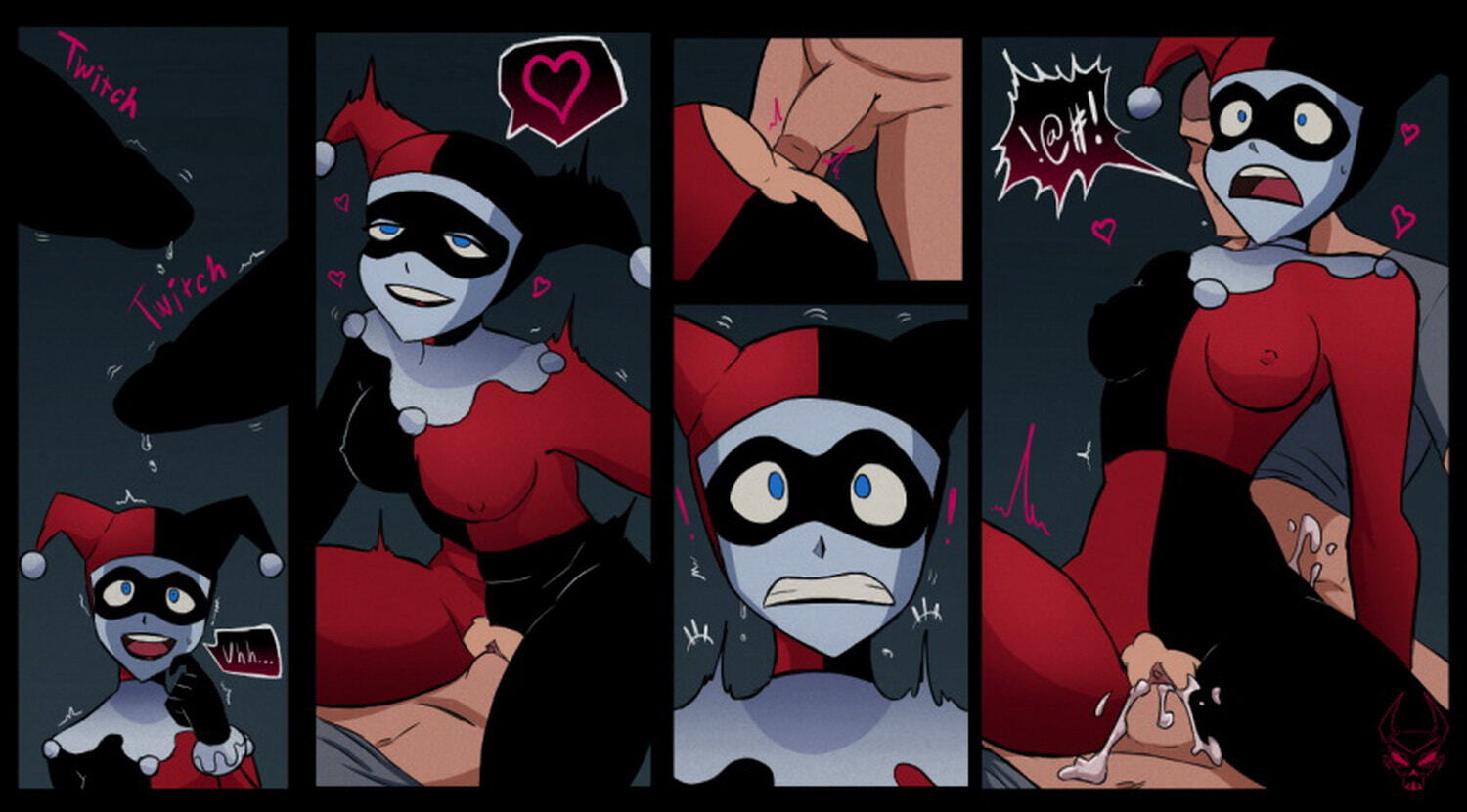 Harley Quinn and Harleen Quinzel Cum Inside Cum In Pussy Cum