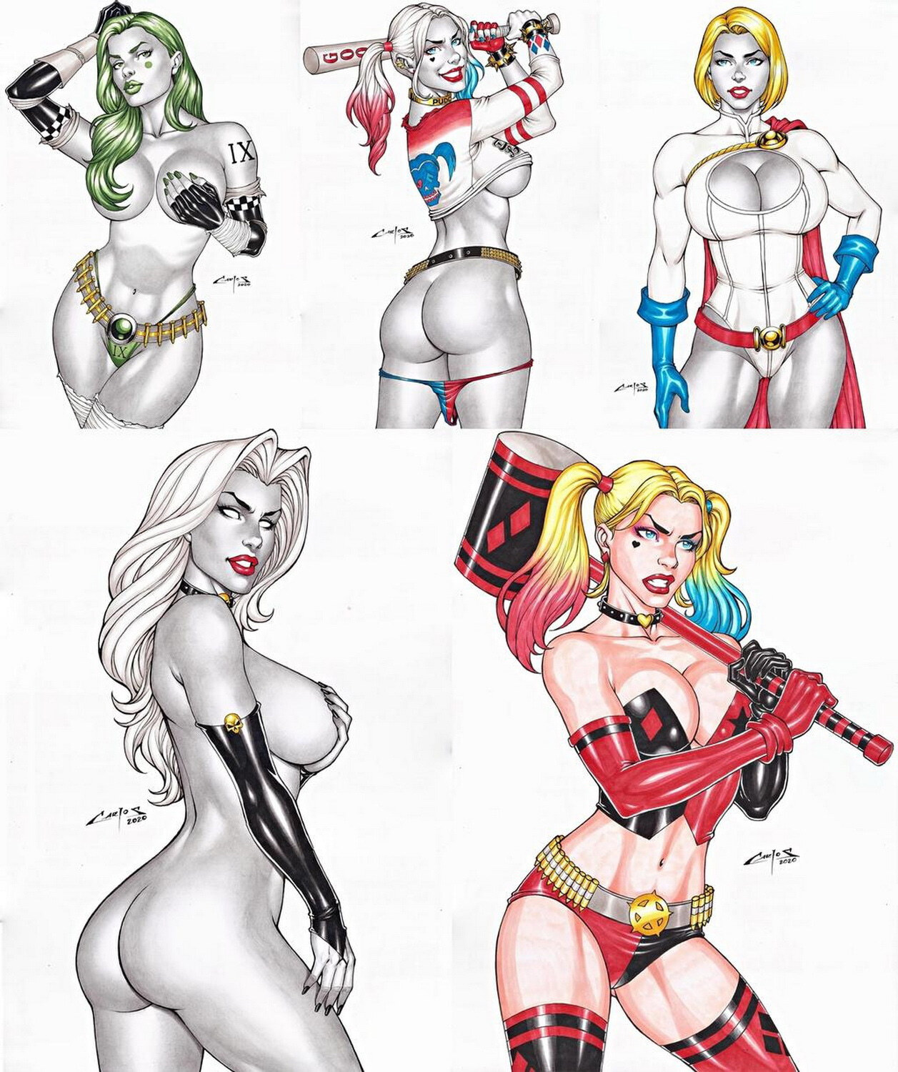 Power Girl Superheroine