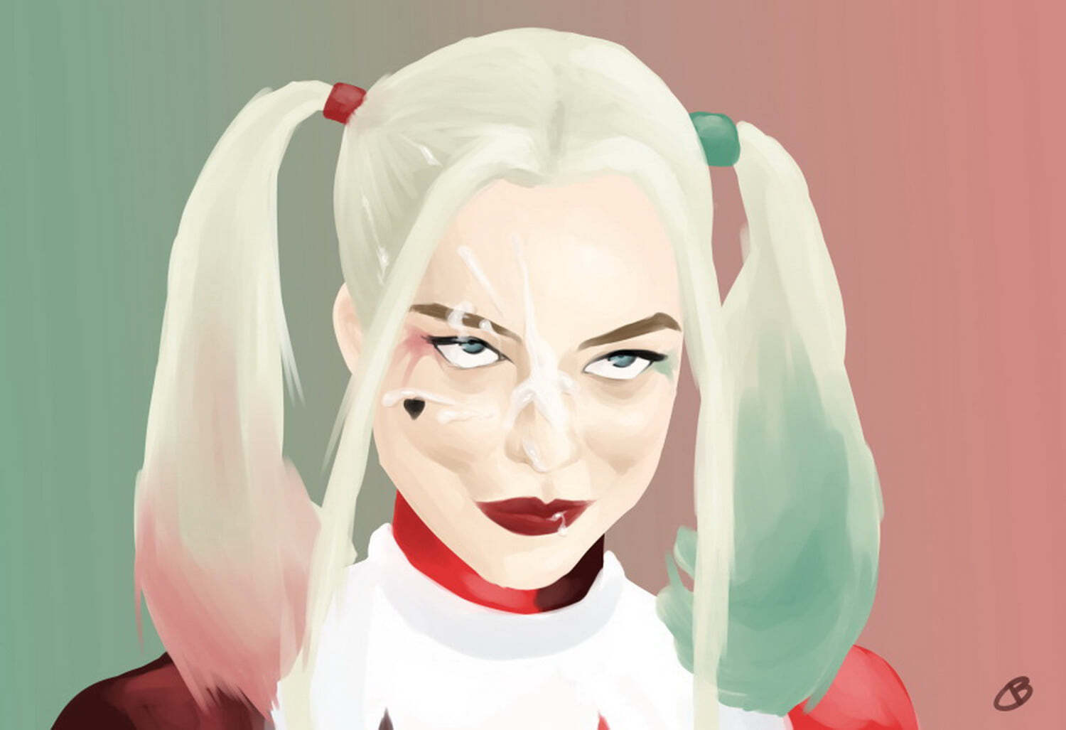 Harley Quinn and Margot Robbie Facial < Your Cartoon Porn