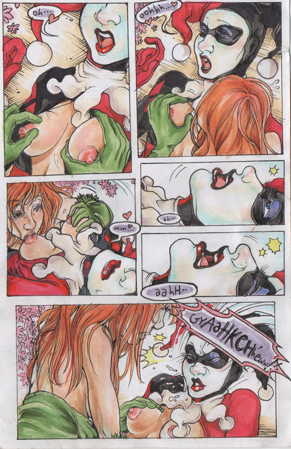 Harley quinn lesbian sex comics