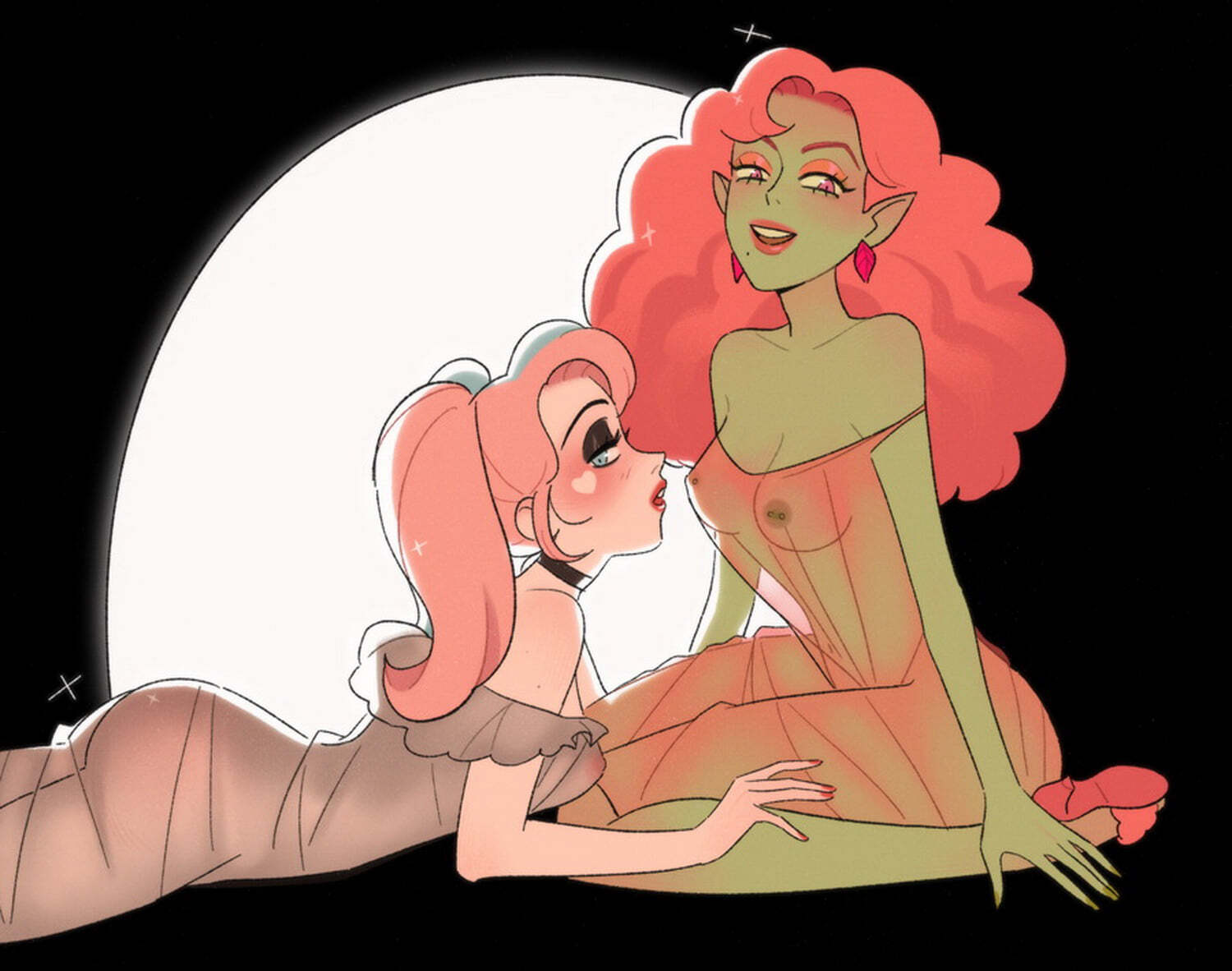 Harley Quinn and Poison Ivy Tits Yuri