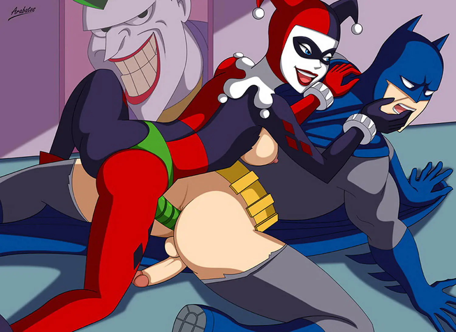 Harley Quinn Pegging Femdom