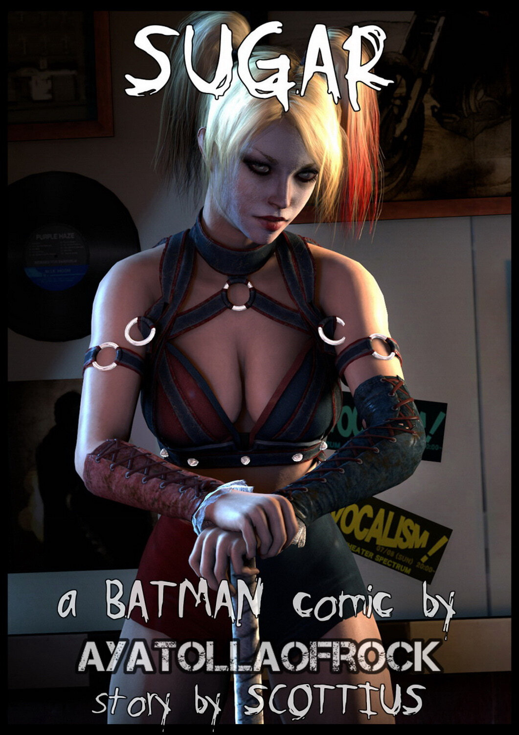 Harley Quinn Blonde Superhero