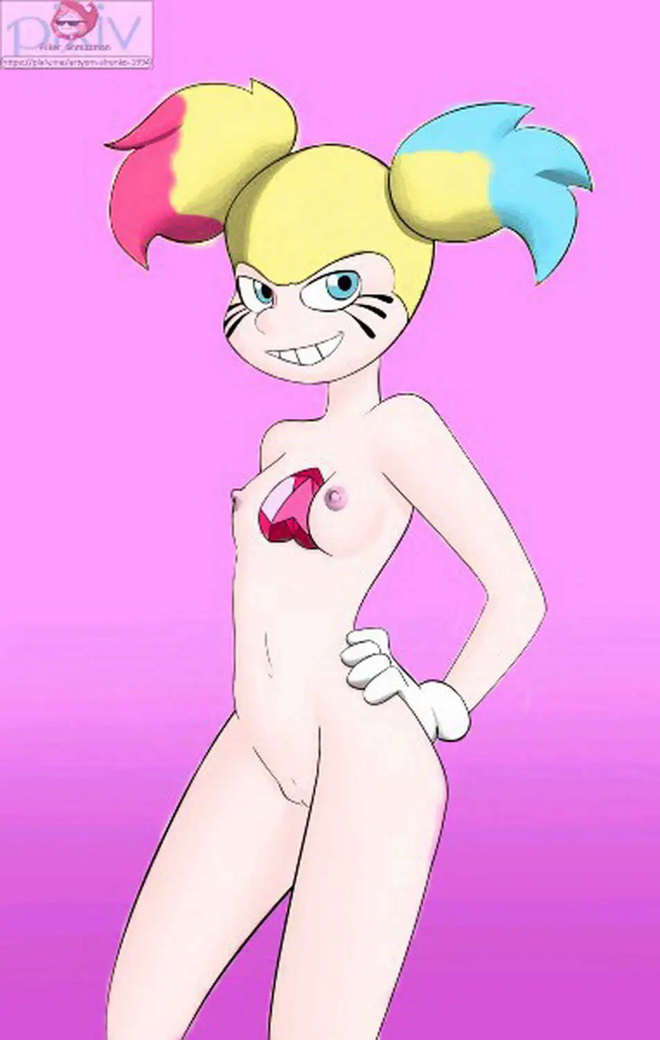 Harley Quinn Blonde Tits Nude Nipples Pussy Naked