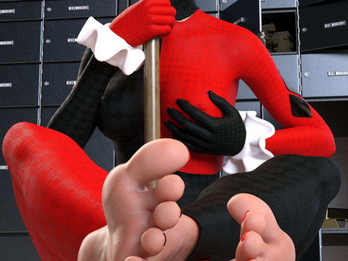 Harley Quinn Female Only Licking Grabbing Tits Foot Fetish Feet < Your  Cartoon Porn