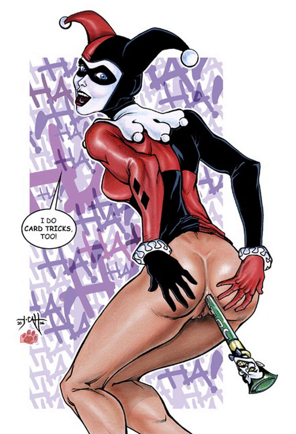 Harley Quinn Female Only Pussy Solo