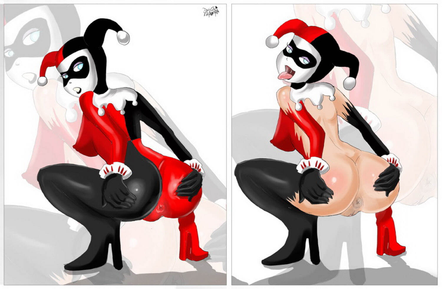 Harley Quinn Female Only Solo Dat Ass