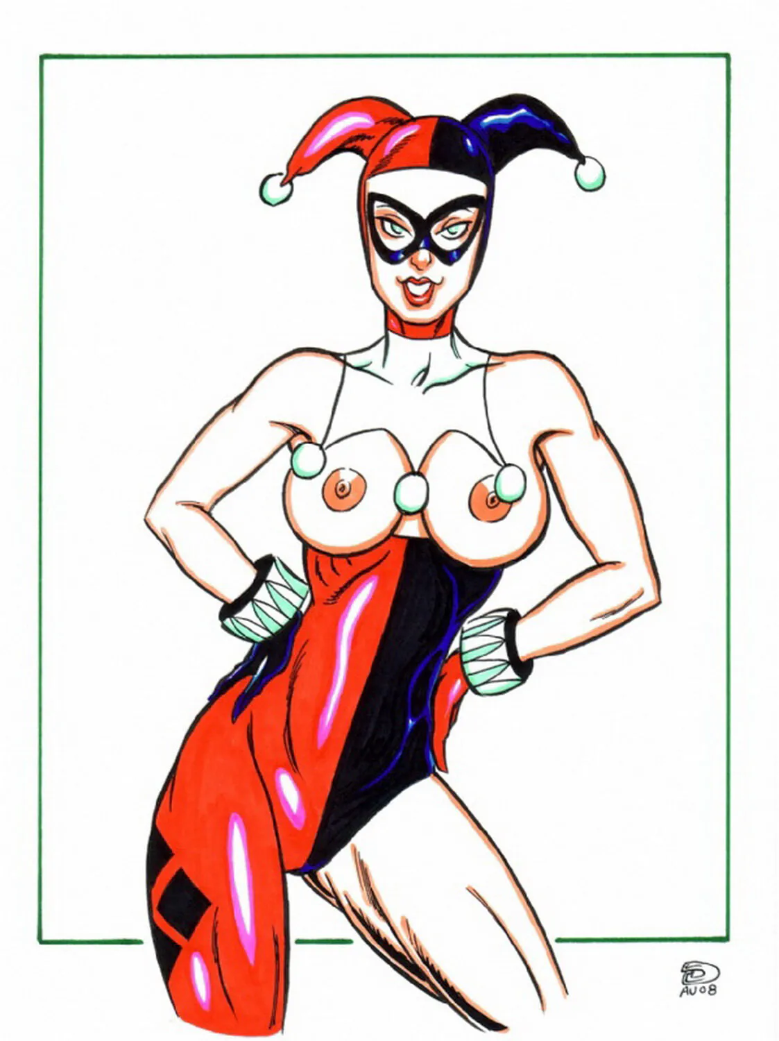 Harley Quinn Female Only Solo Hot Luscious