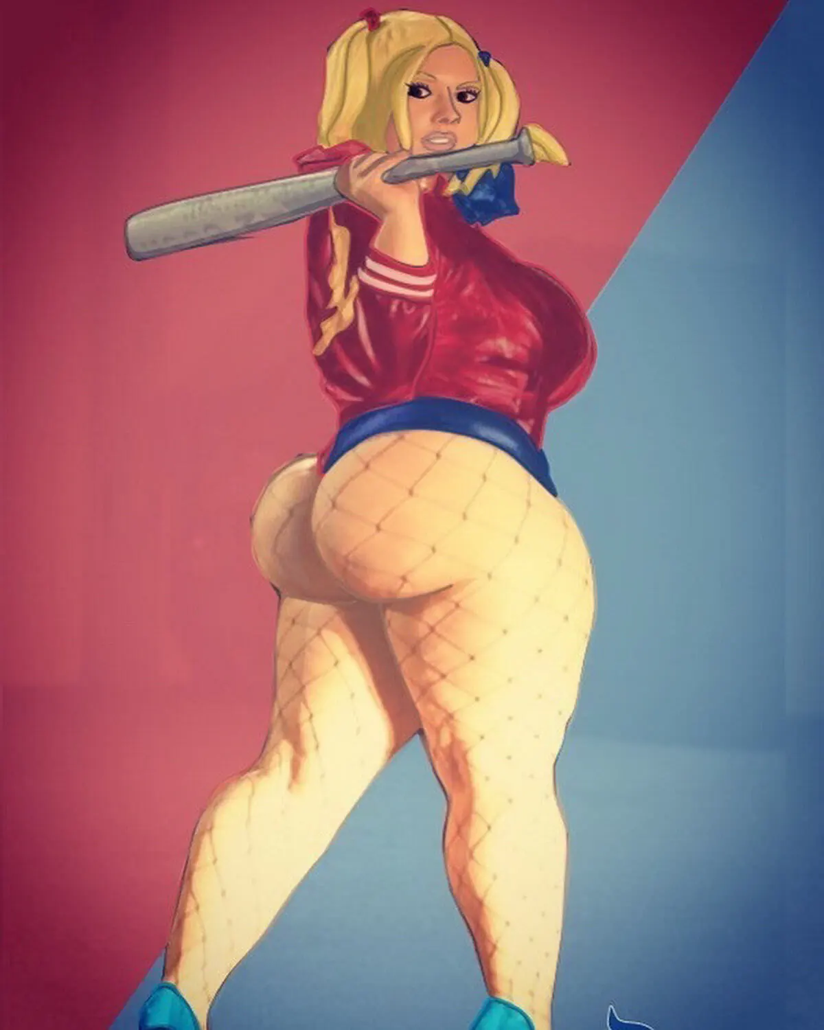 Harley Quinn Female Only Solo Huge Ass Pawg