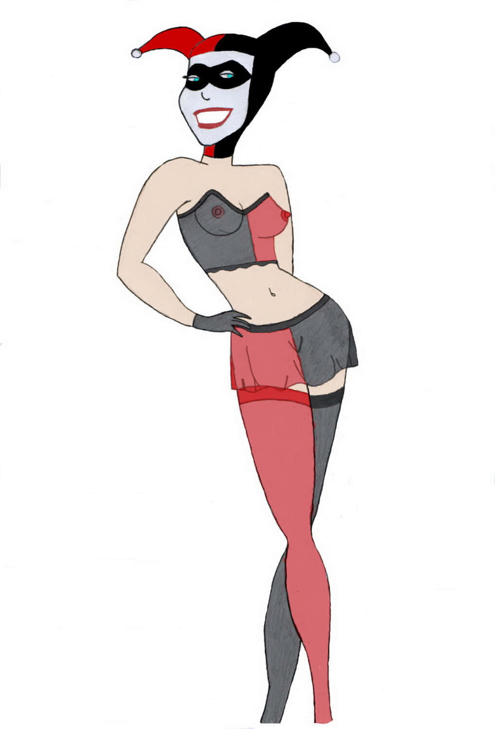 Harley Quinn Female Only Solo Twitter Image