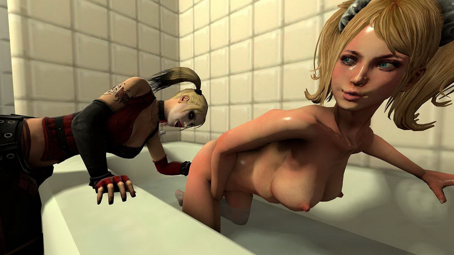 Harley Quinn Female Only Yuri Erotic