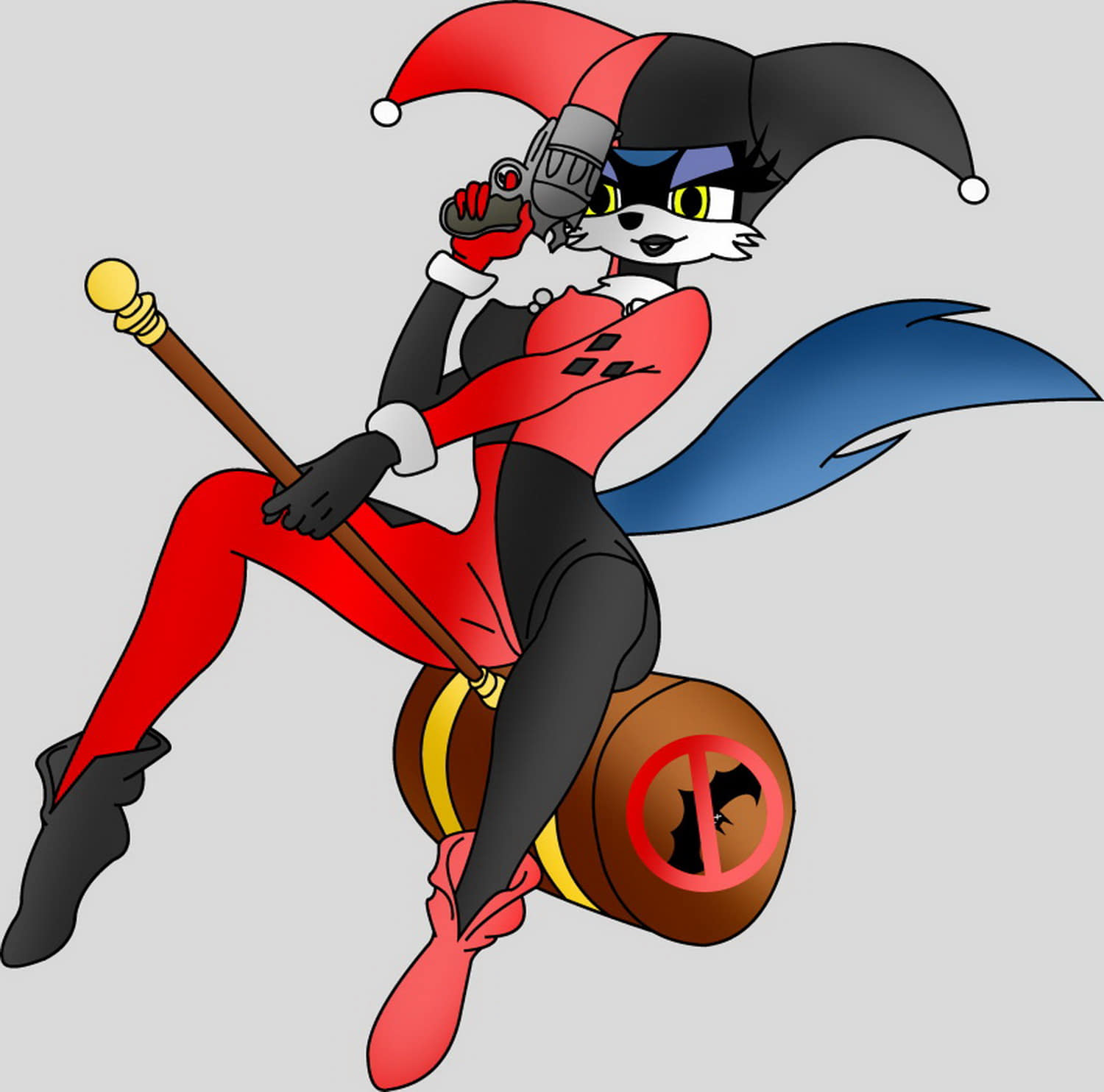 Harley Quinn General Furry Ambiguous