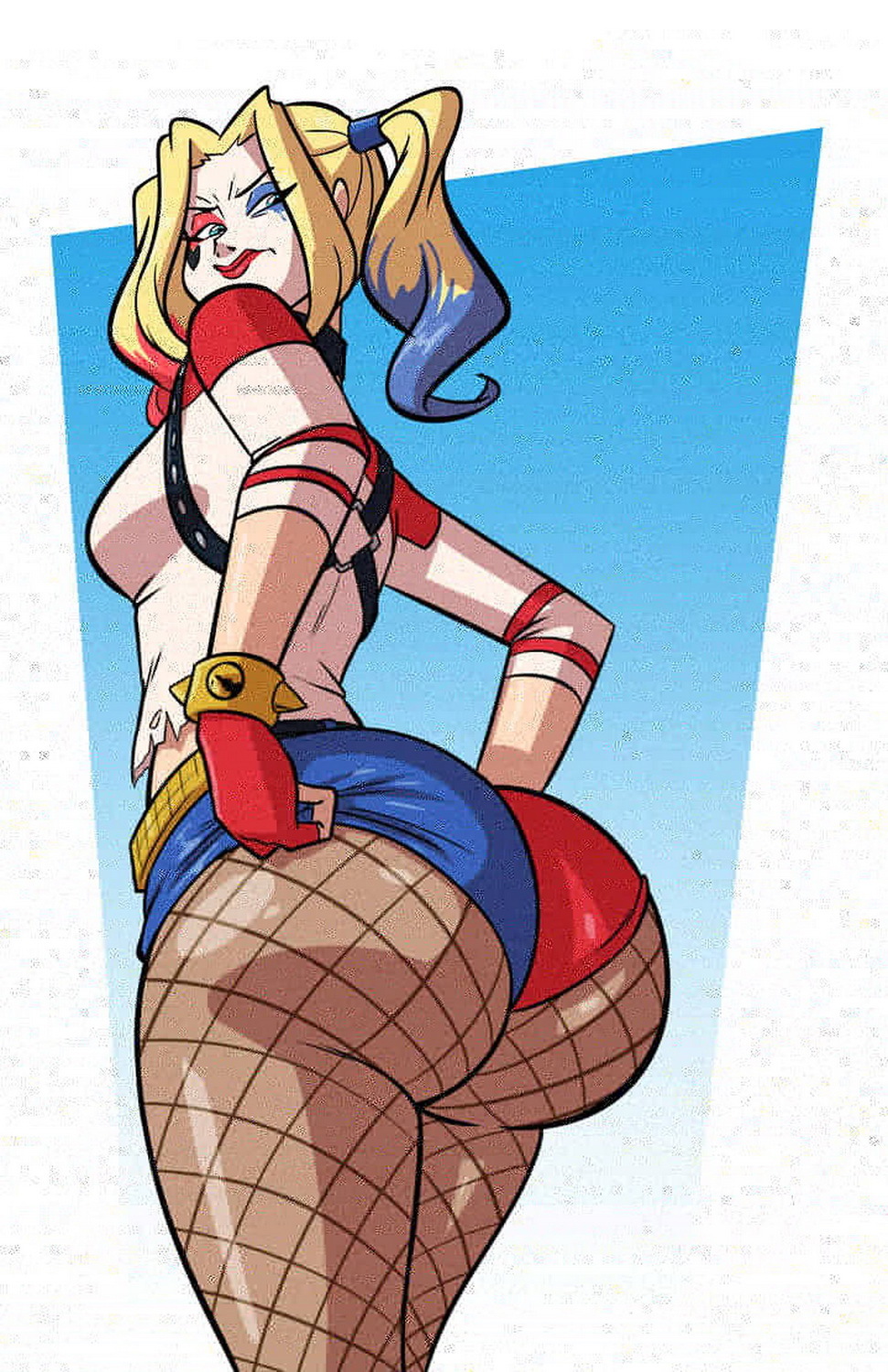 Harley Quinn Huge Ass Solo Female Only Blonde Tits Fishnet Stockings < Your  Cartoon Porn