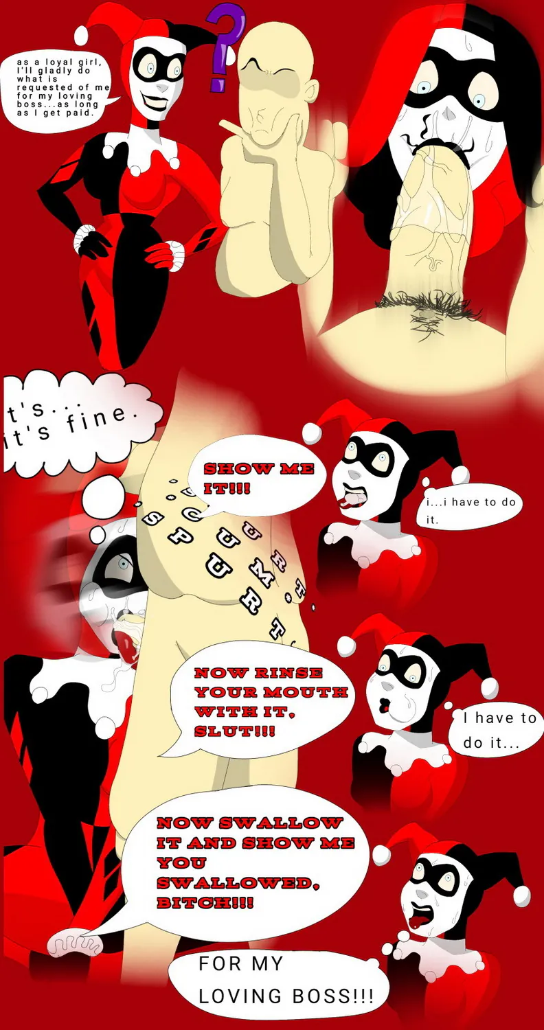 Harley Quinn Huge Cock Cum Swallow Penis Cum In Mouth Big Breast Cum
