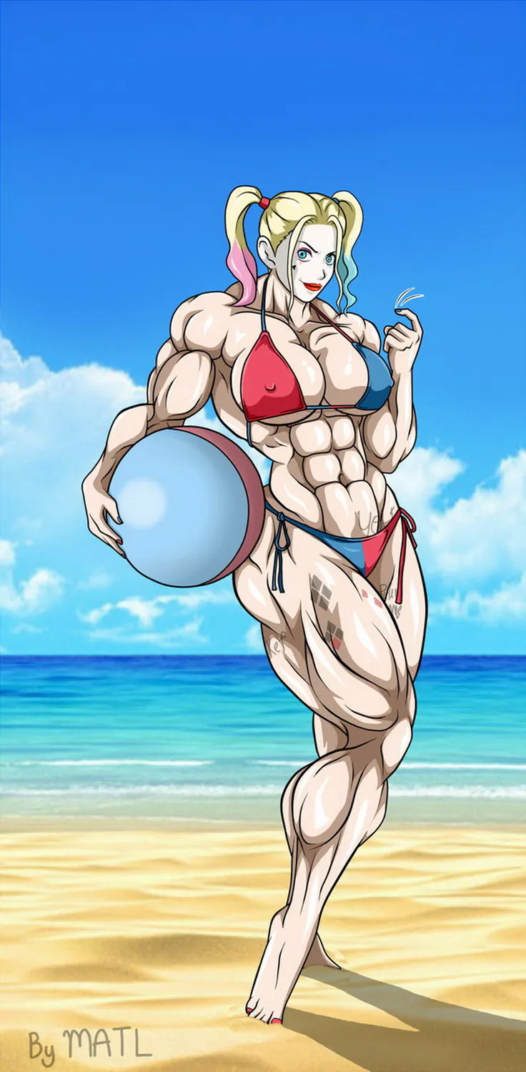 Harley Quinn Muscular Female