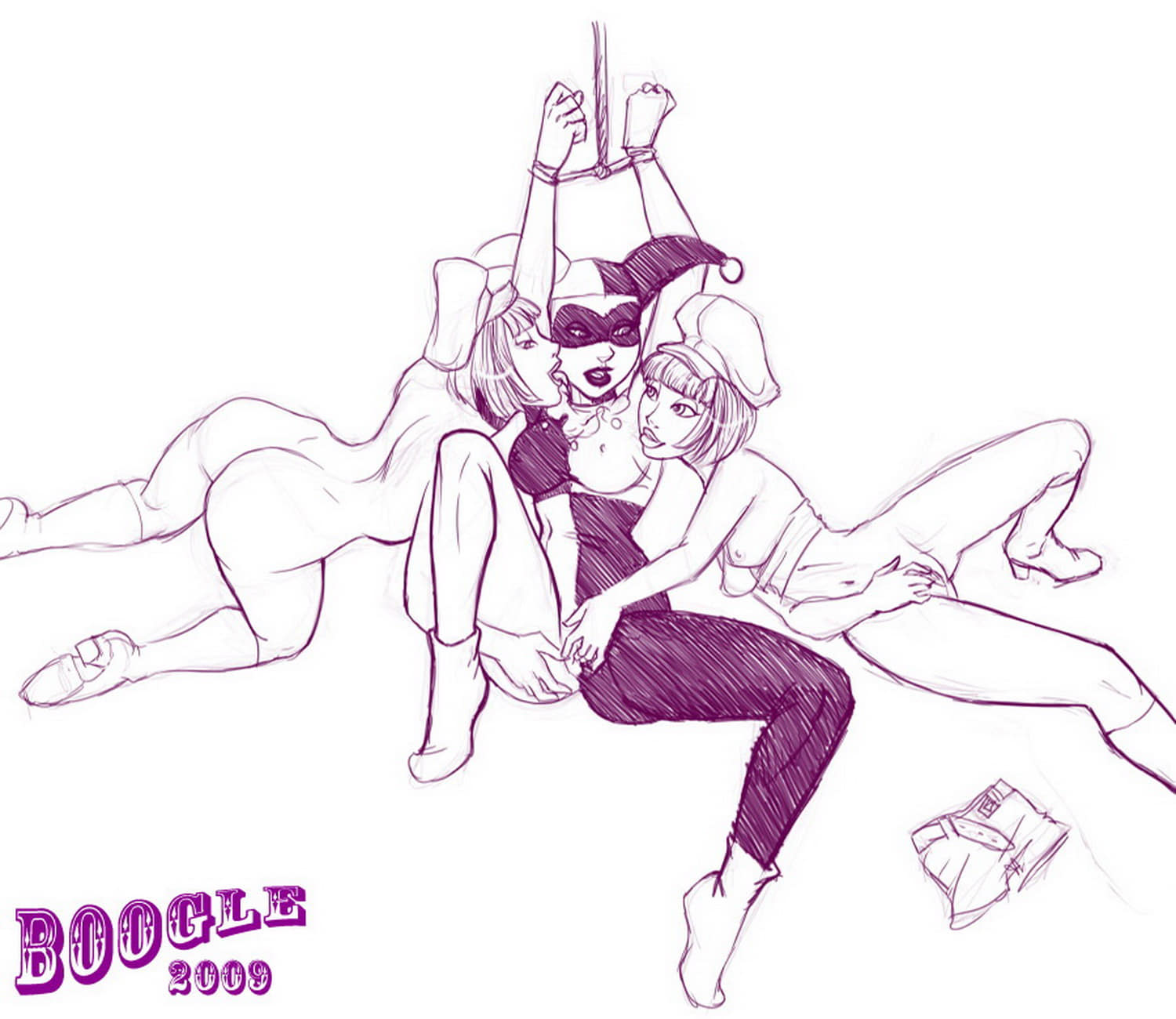 Harley Quinn Bondage