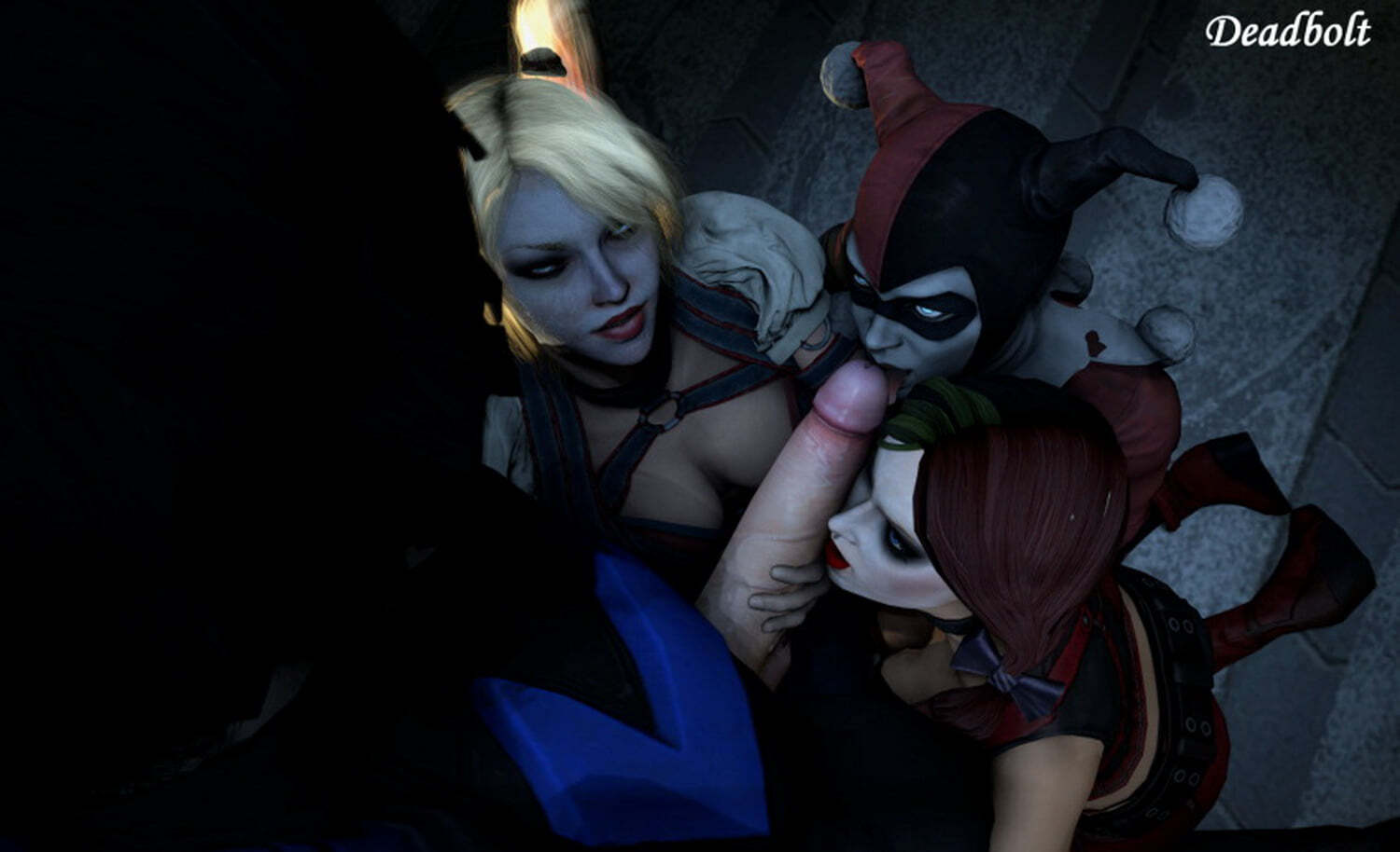 Harley Quinn Penis Blonde Erotic