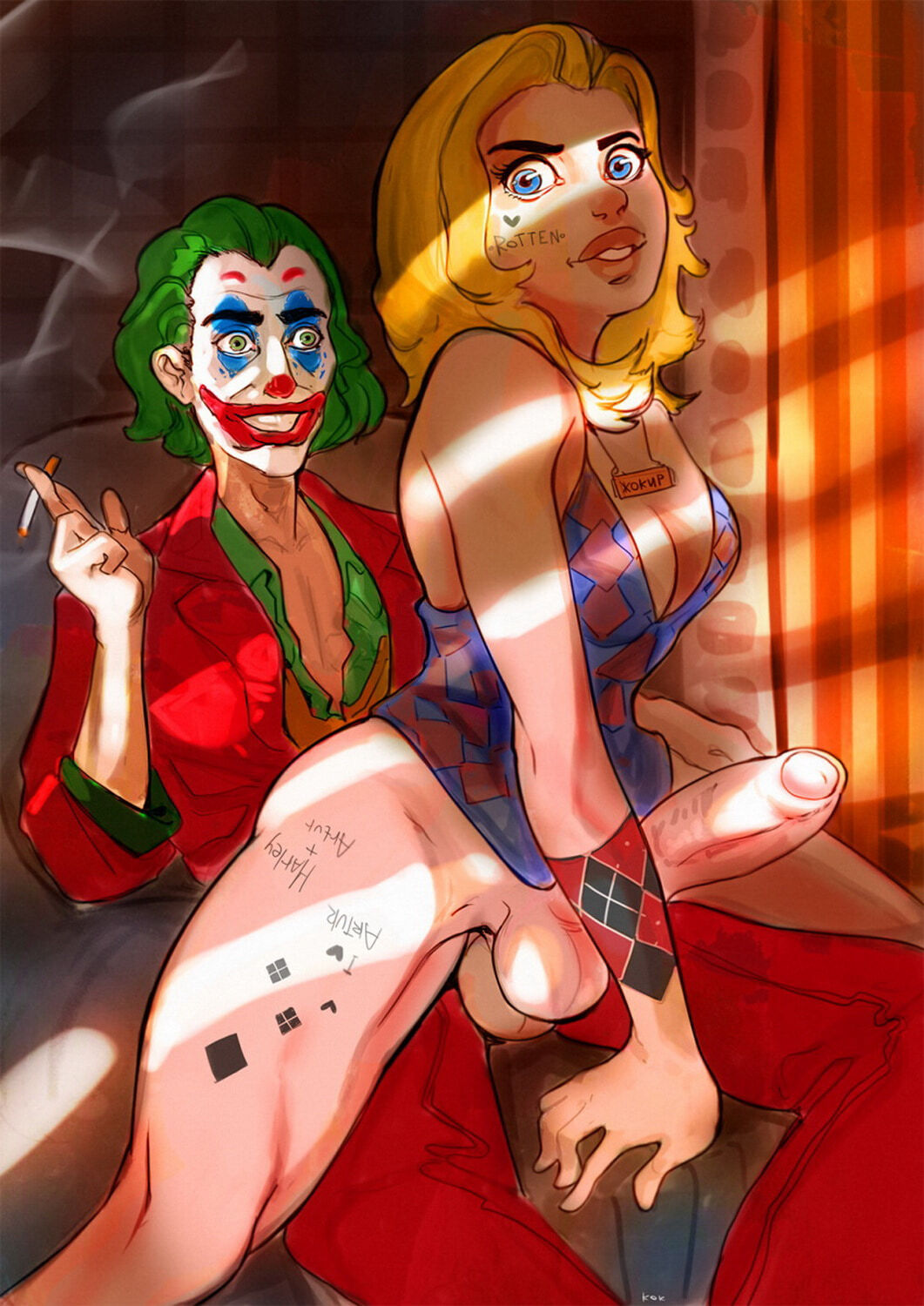 Monster Cock Dickgirl Toon - Harley Quinn Blonde Futanari Futa Huge Cock Anal Sex Dickgirl < Your Cartoon  Porn