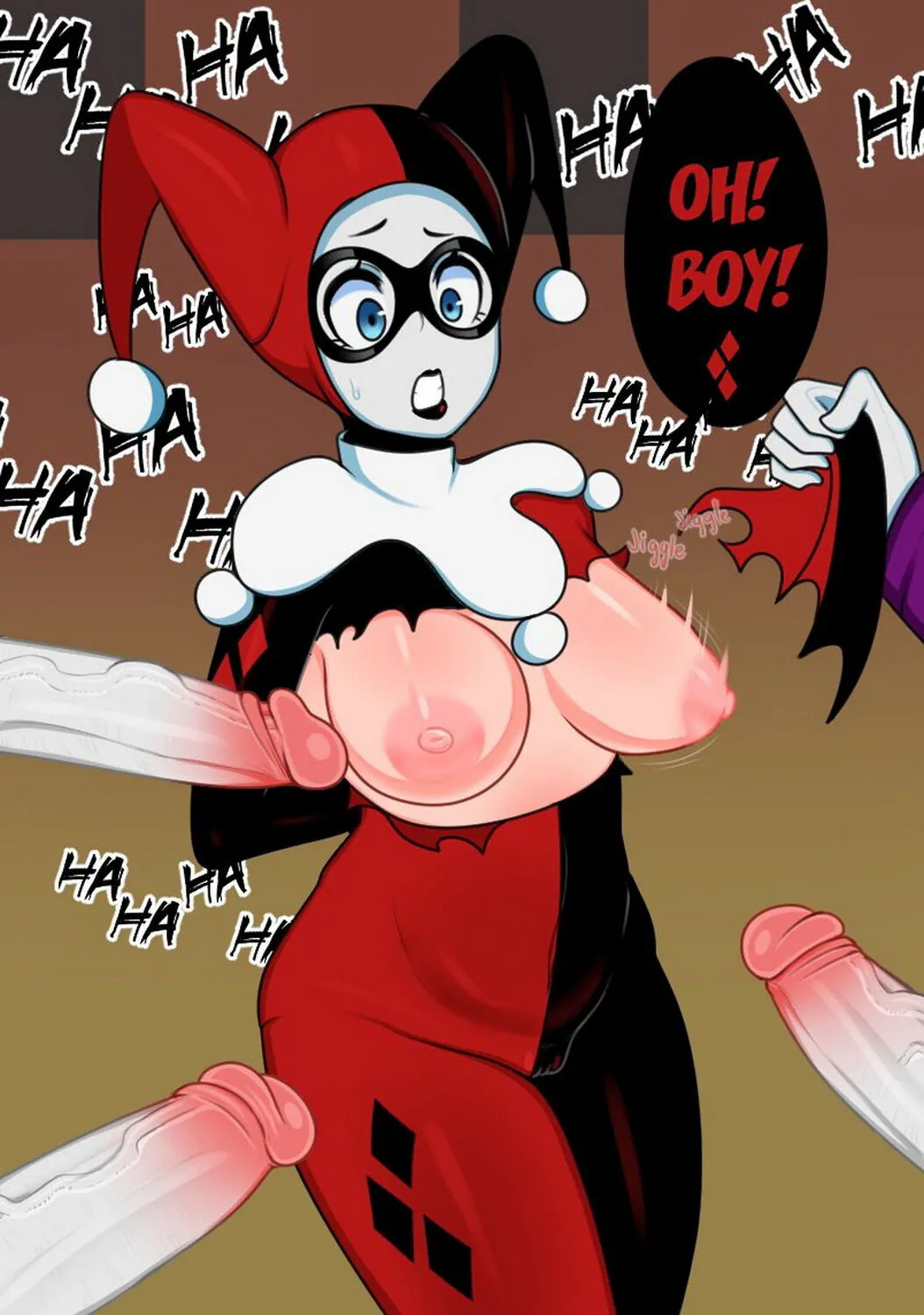Harley Quinn Large Penis Veiny Penis Penis Big Breast
