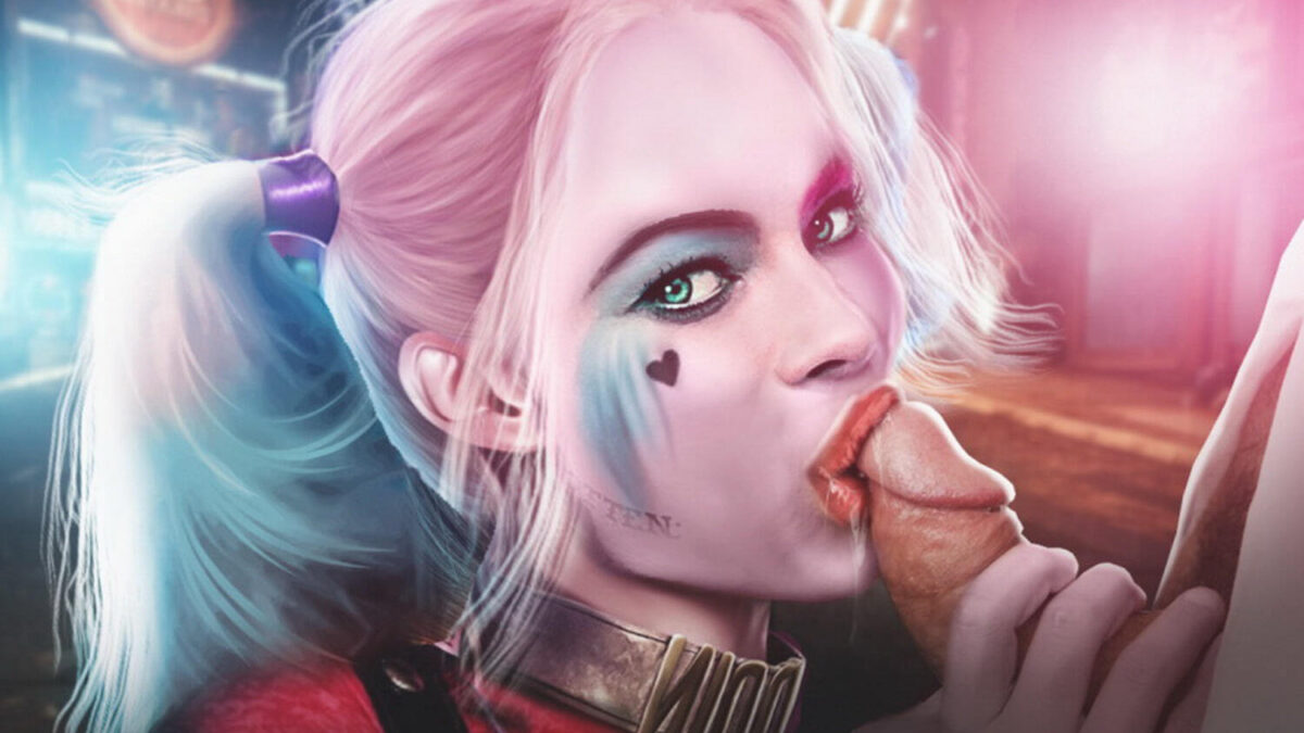 Margot Robbie and Harley Quinn Blowjob < Your Cartoon Porn