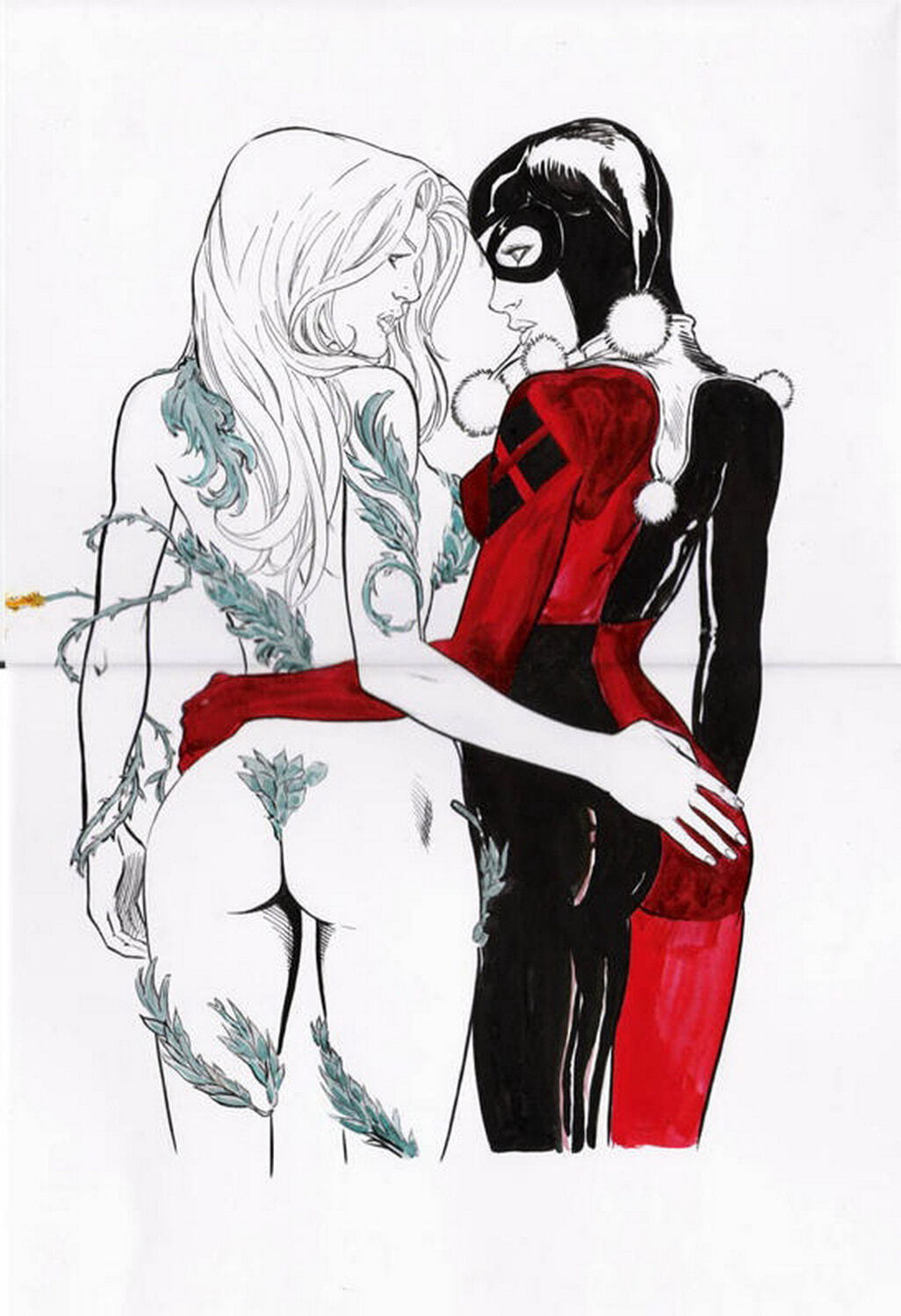 Poison Ivy and Harley Quinn Female Only Yuri Best