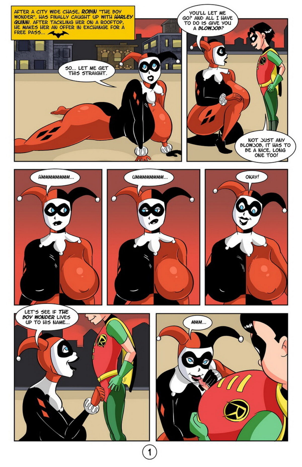 Robin (Dc) and Harley Quinn Big Breast < Your Cartoon Porn