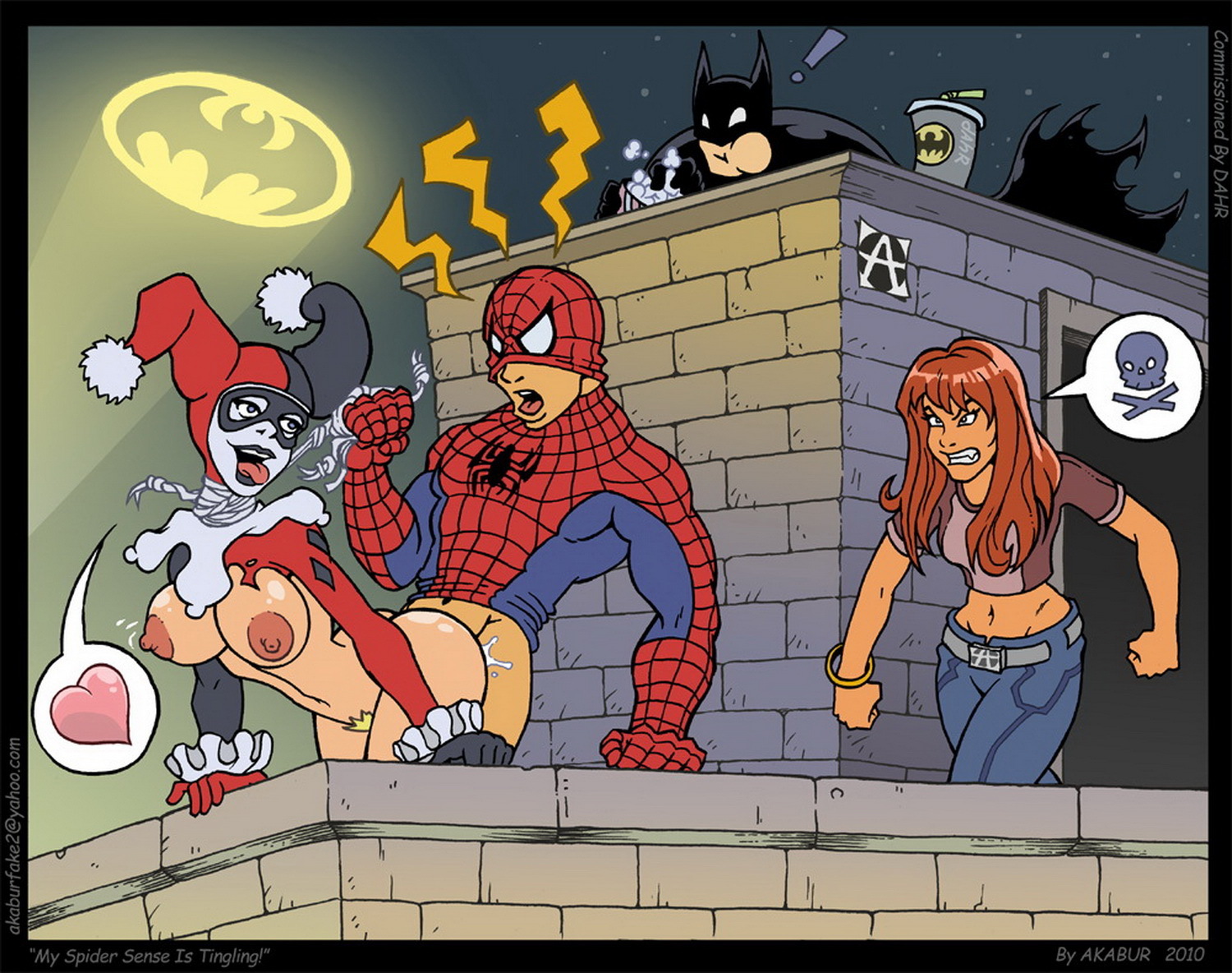 Hot Spider-Man and Harley Quinn in Your Cartoon Porn gallery. 