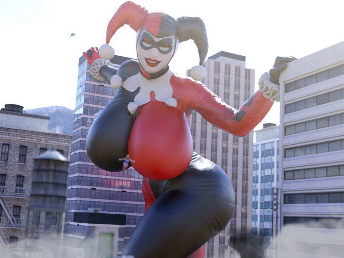 Supergirl and Harley Quinn Giantess < Your Cartoon Porn