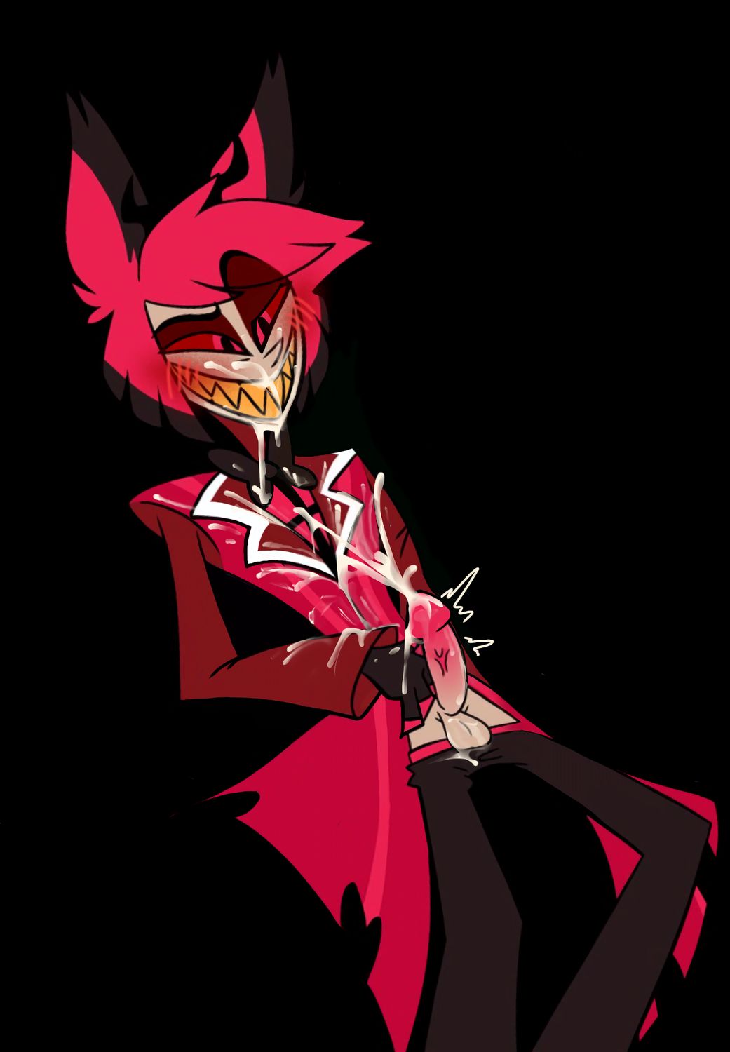 Alastor Hazbin Hotel Cum