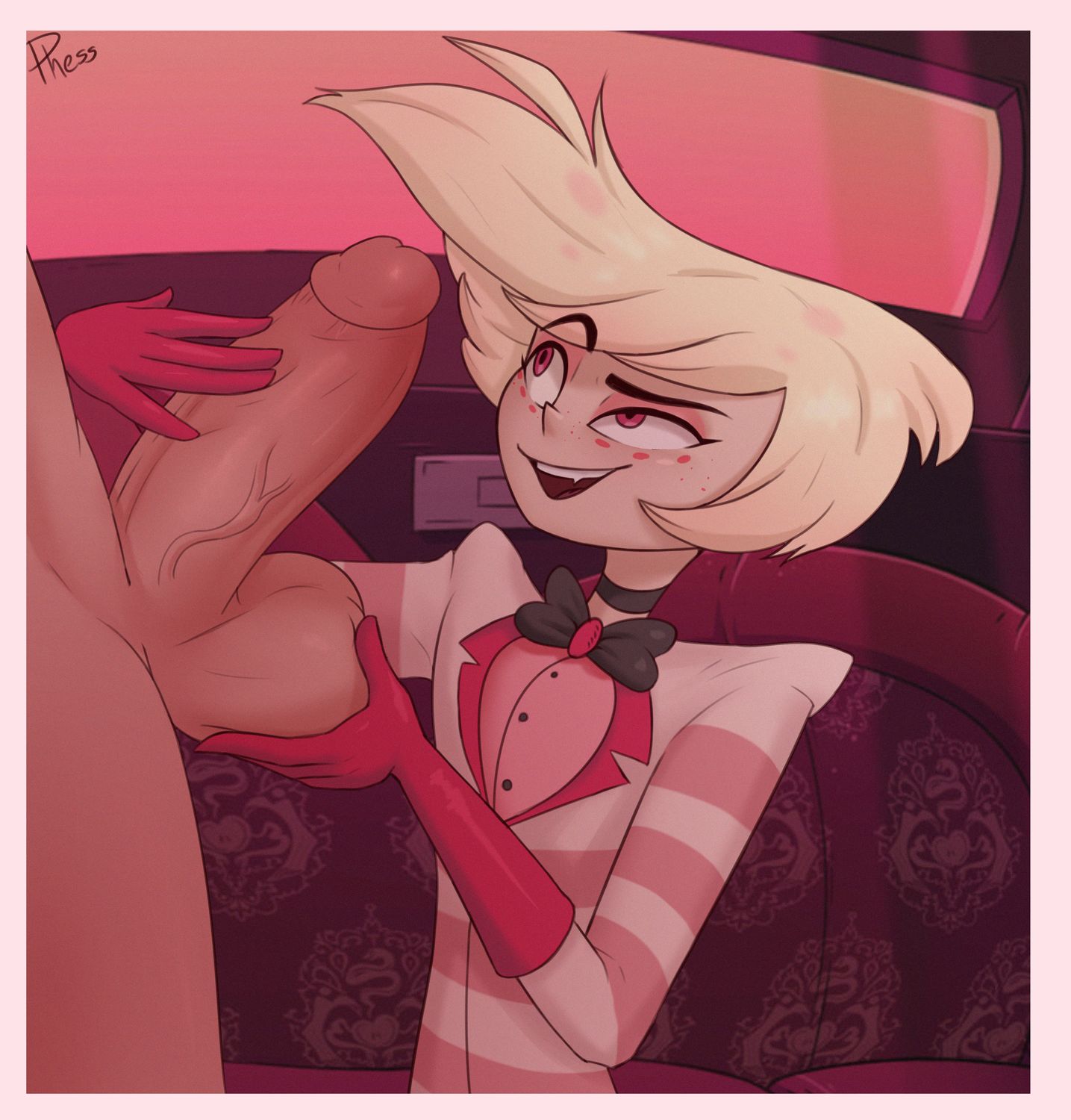 Angel Dust Hazbin Hotel Handjob