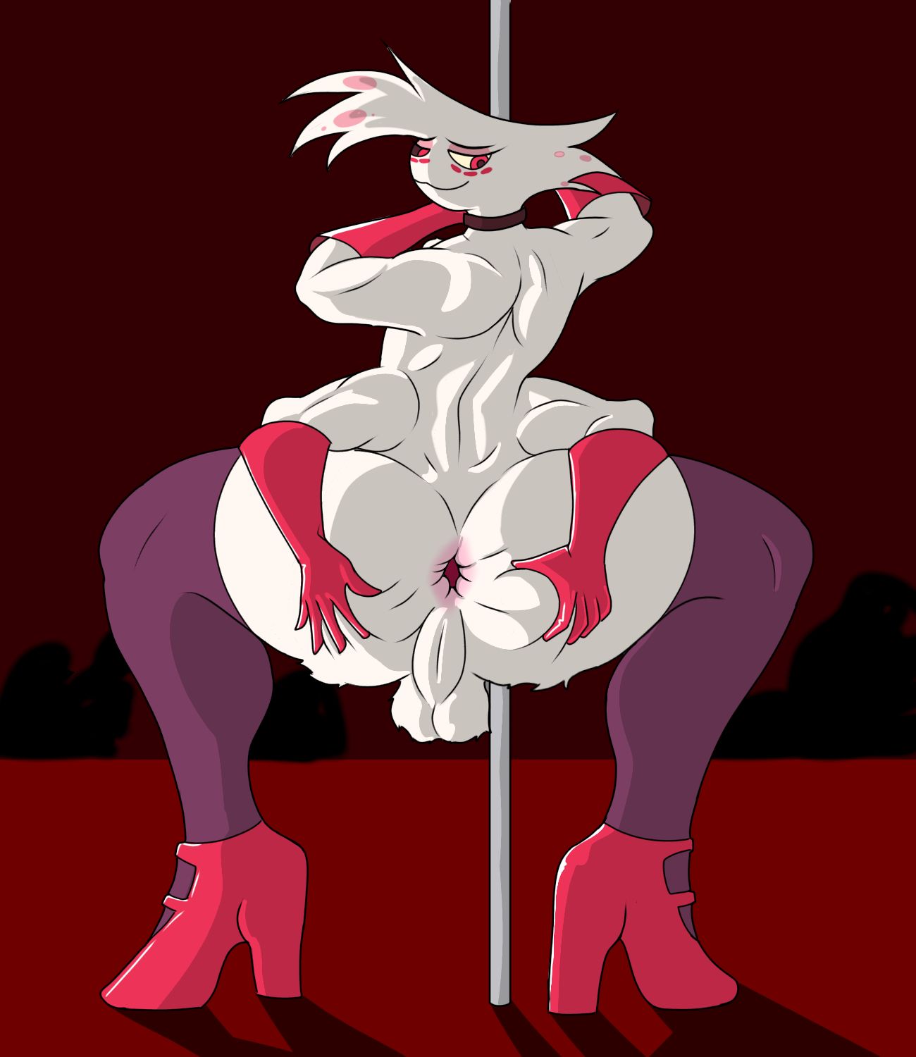 Angel Dust Hazbin Hotel Stockings