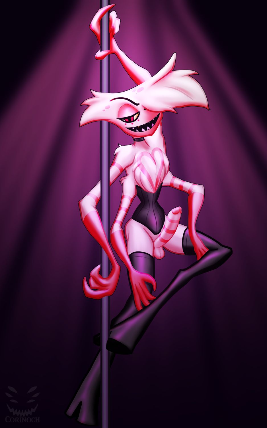 Angel Dust Hazbin Hotel Solo Fantasy