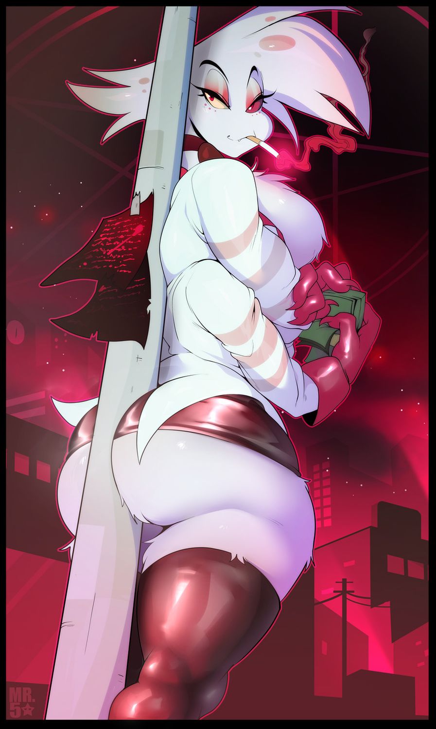 Angel Dust Hazbin Hotel Solo Femboy Thicc