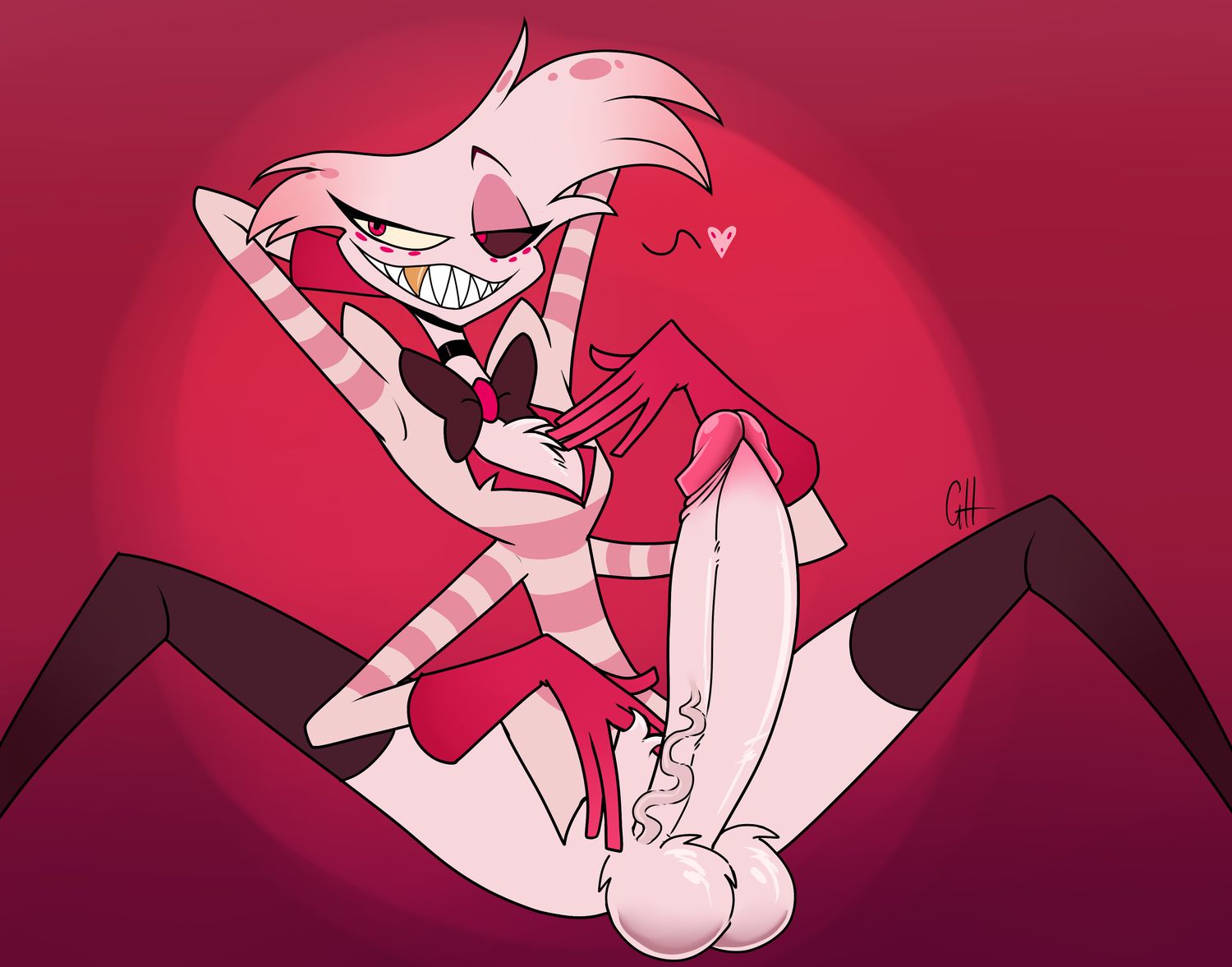 Angel Dust Hazbin Hotel Solo Penis Femboy Image