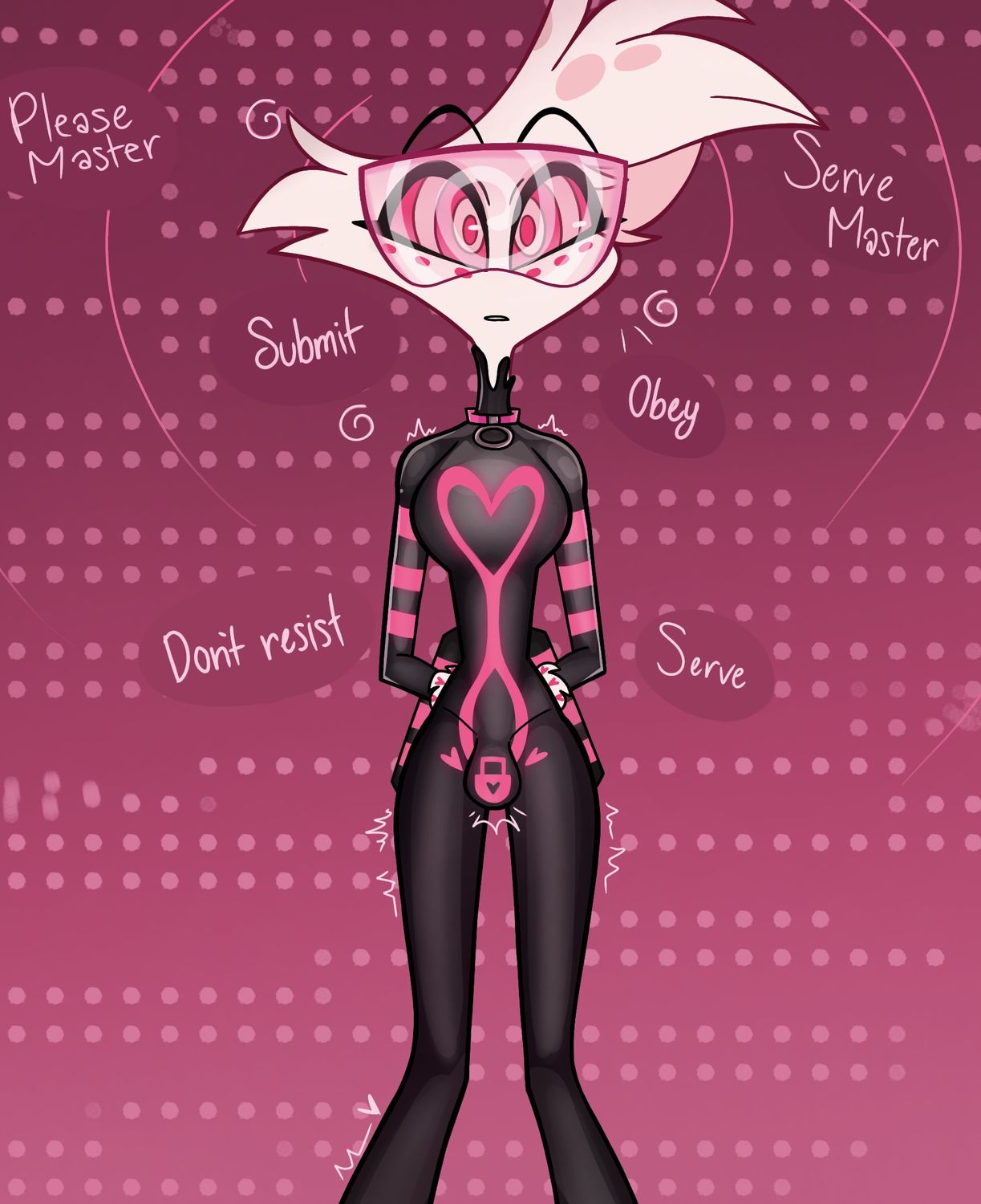 Angel Dust Hazbin Hotel Twink Latex Gay