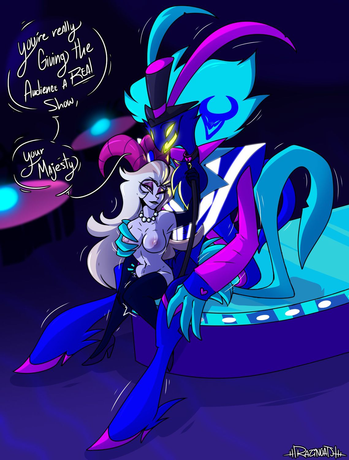 Asmodeus Helluva Boss and Lilith Morningstar Hazbin Hotel Penetration