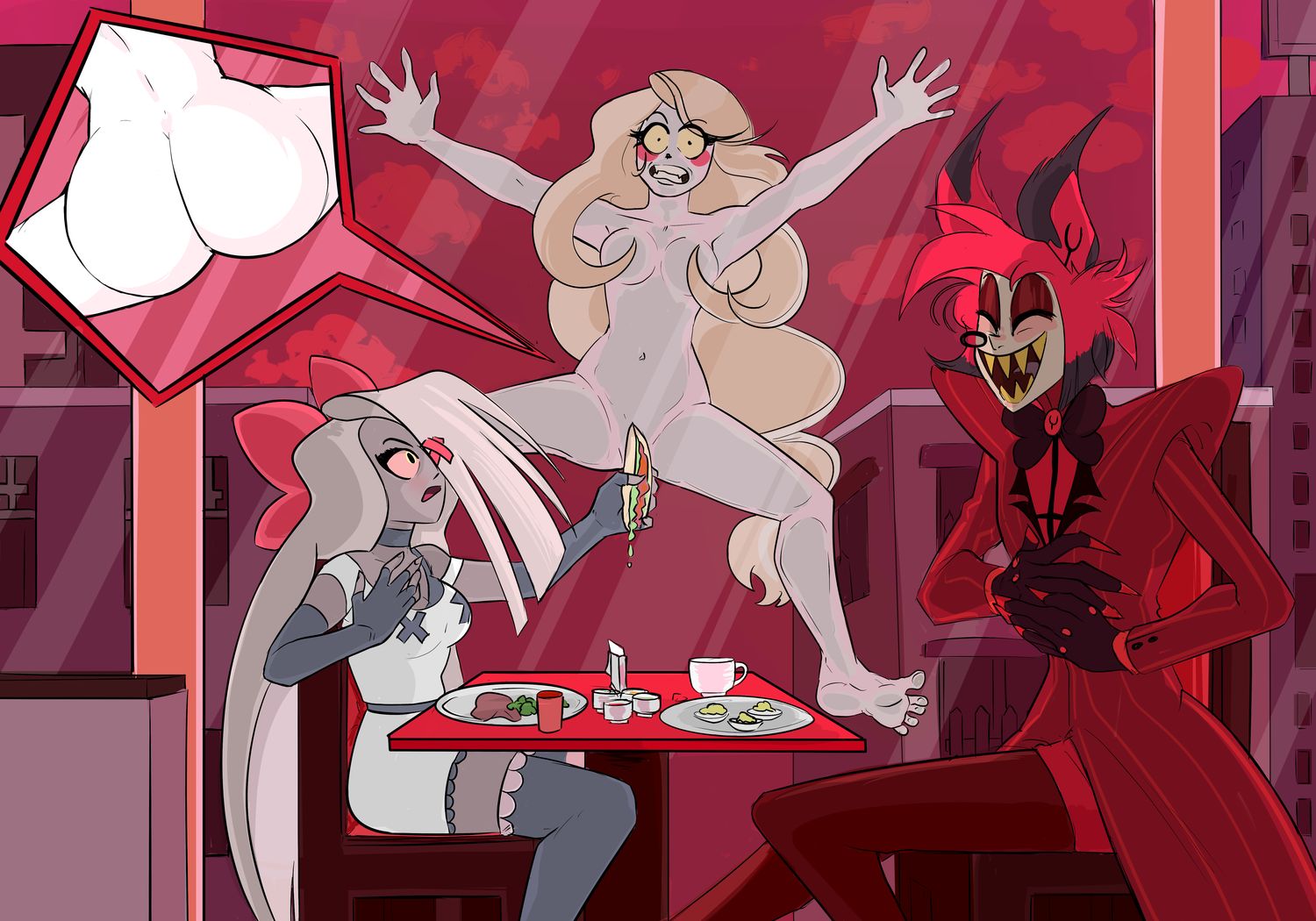 Charlie Morningstar Hazbin Hotel Naked