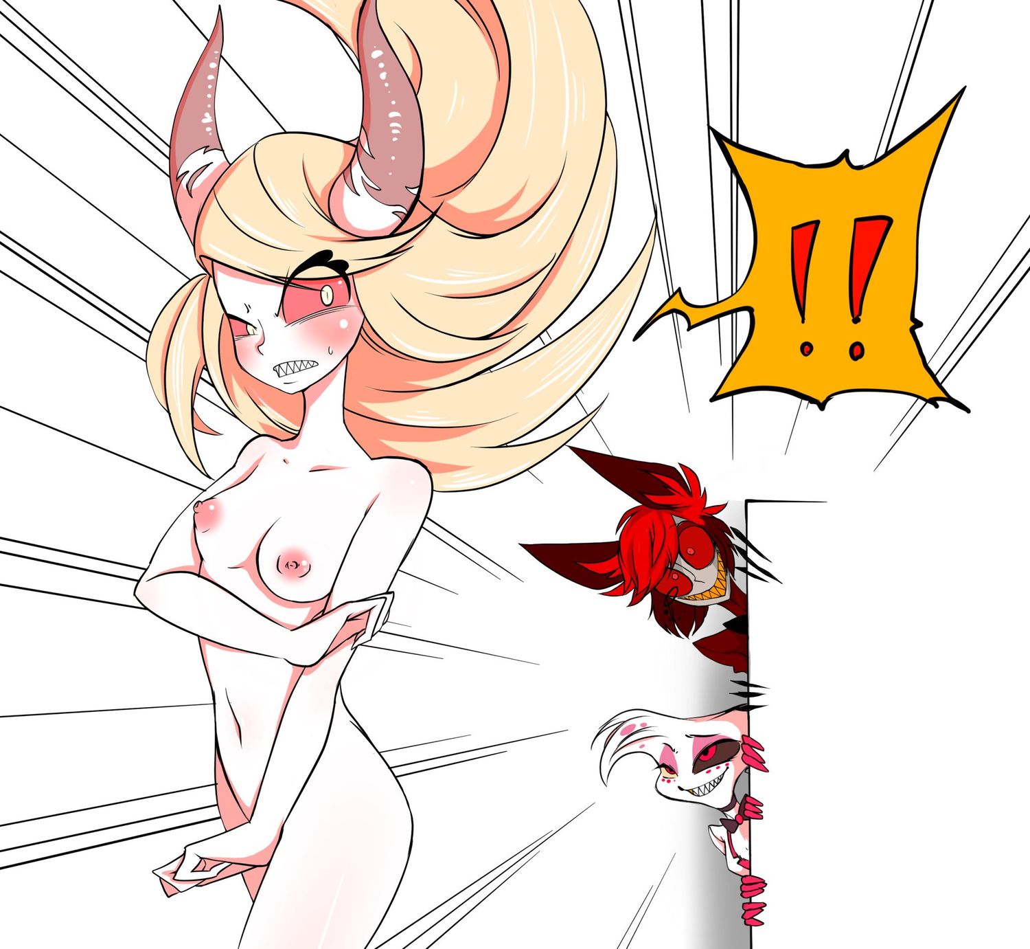 Alastor Hazbin Hotel Nude