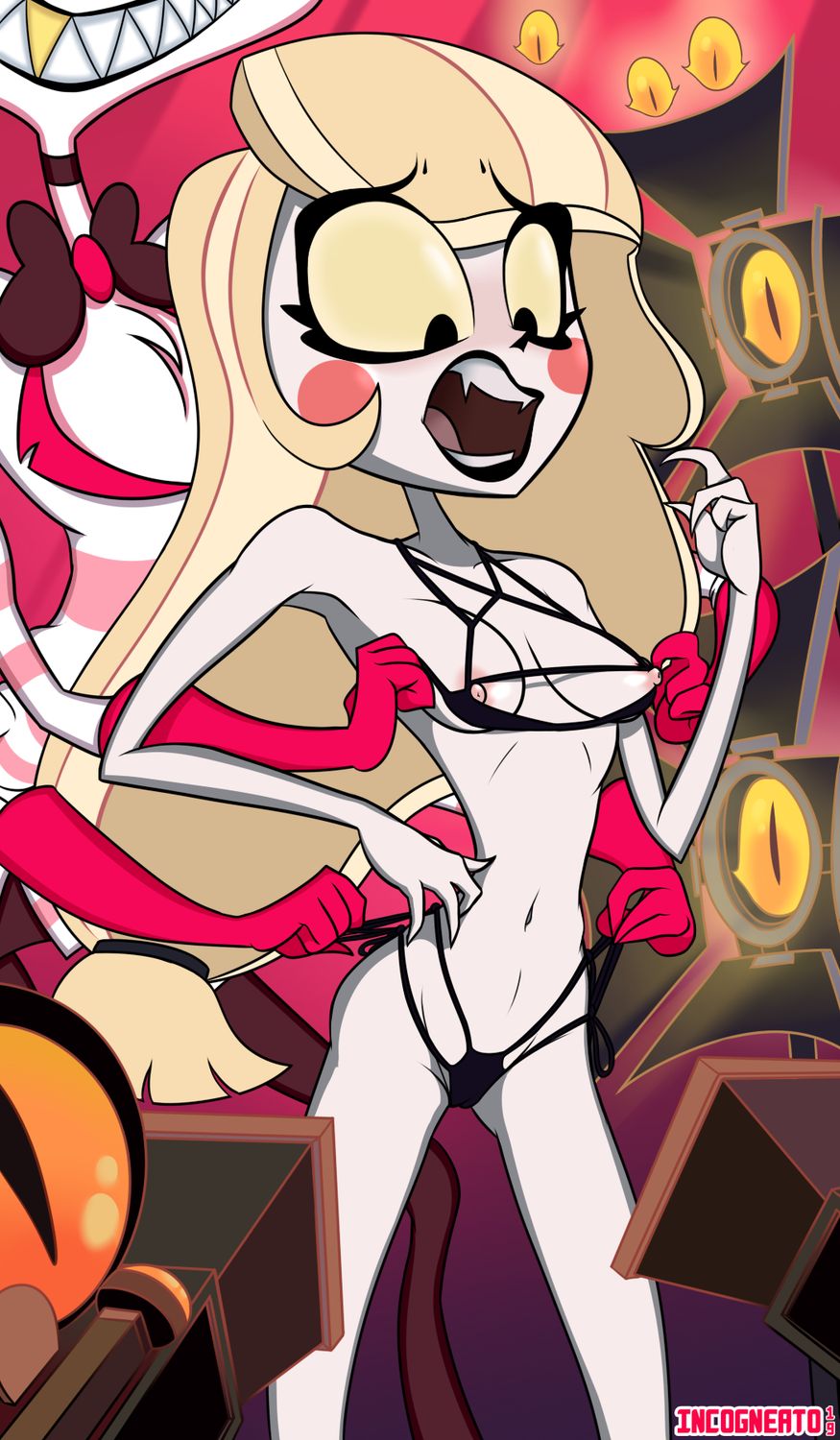 Angel Dust Hazbin Hotel Tits