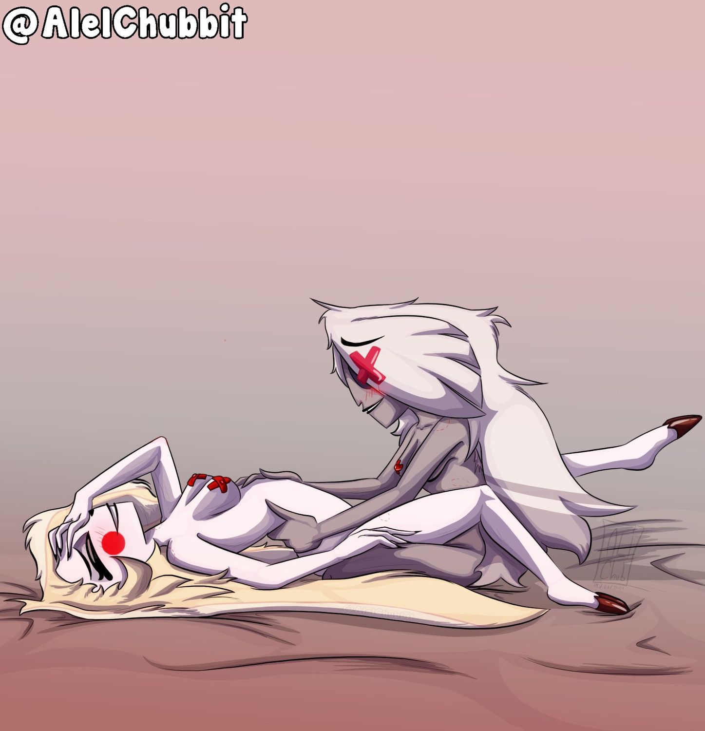 Charlie Morningstar Hazbin Hotel and Vaggie Hazbin Hotel Yuri Uncensored