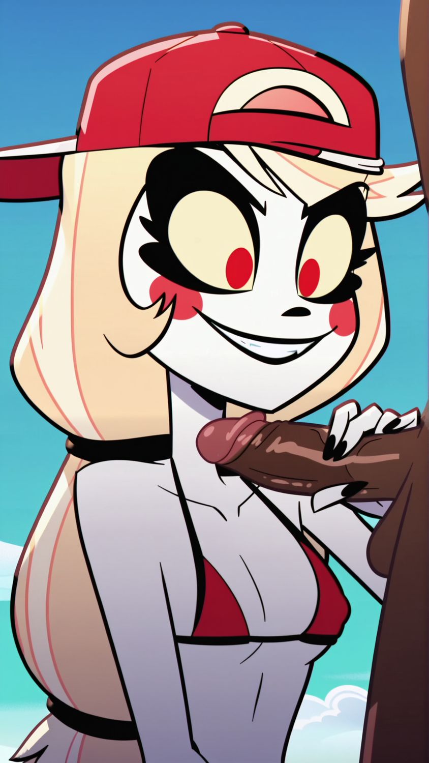 Charlie Morningstar Hazbin Hotel and Verbalase Youtuber Penis Tits