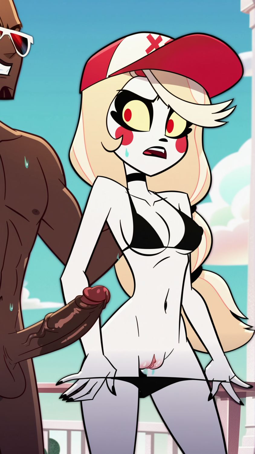 Charlie Morningstar Hazbin Hotel and Verbalase Youtuber Tits Pussy