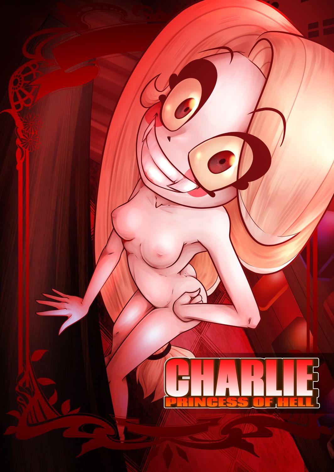 Charlie Morningstar Hazbin Hotel Nude Tits Naked Solo