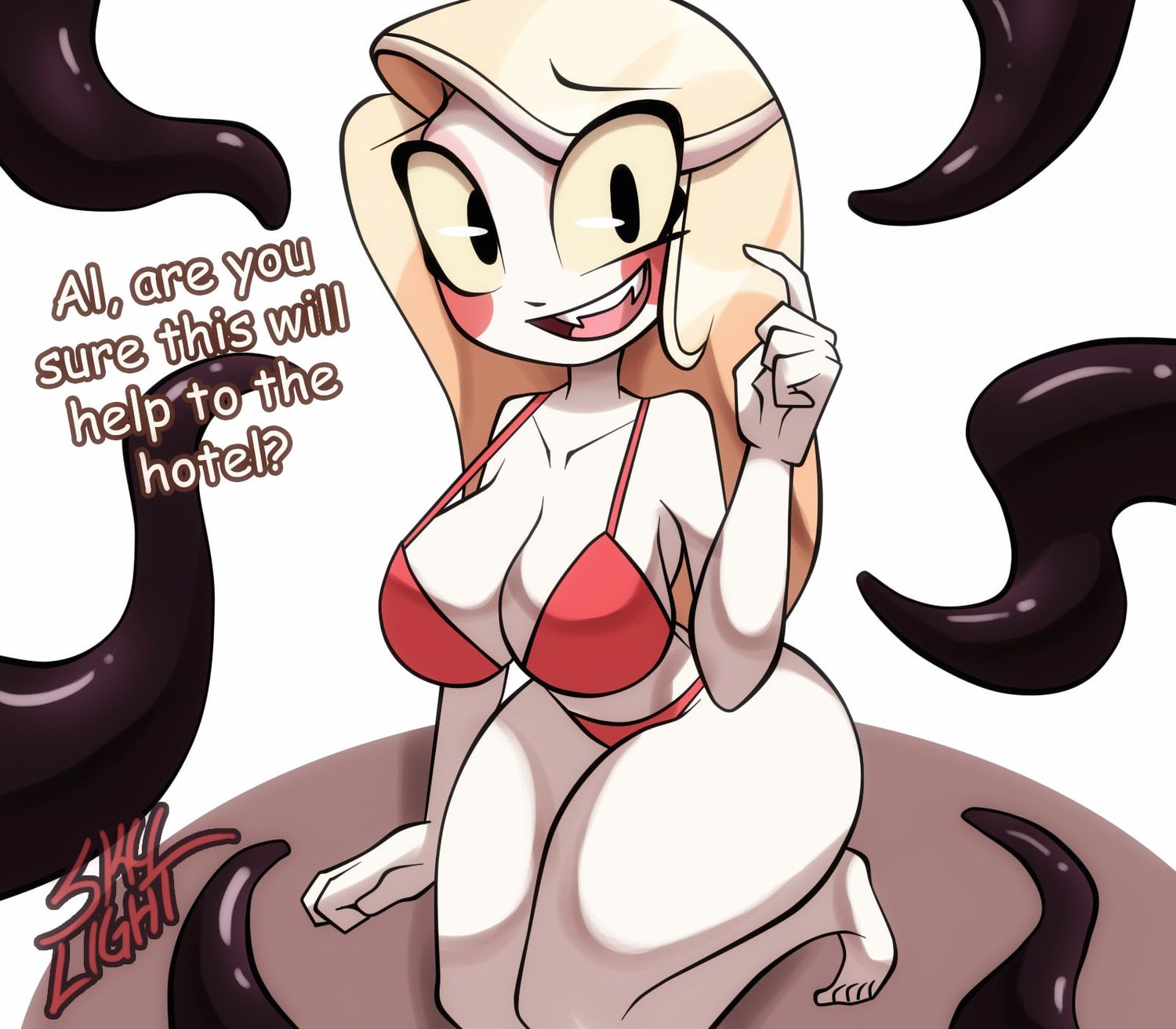 Charlie Morningstar Hazbin Hotel Tentacle