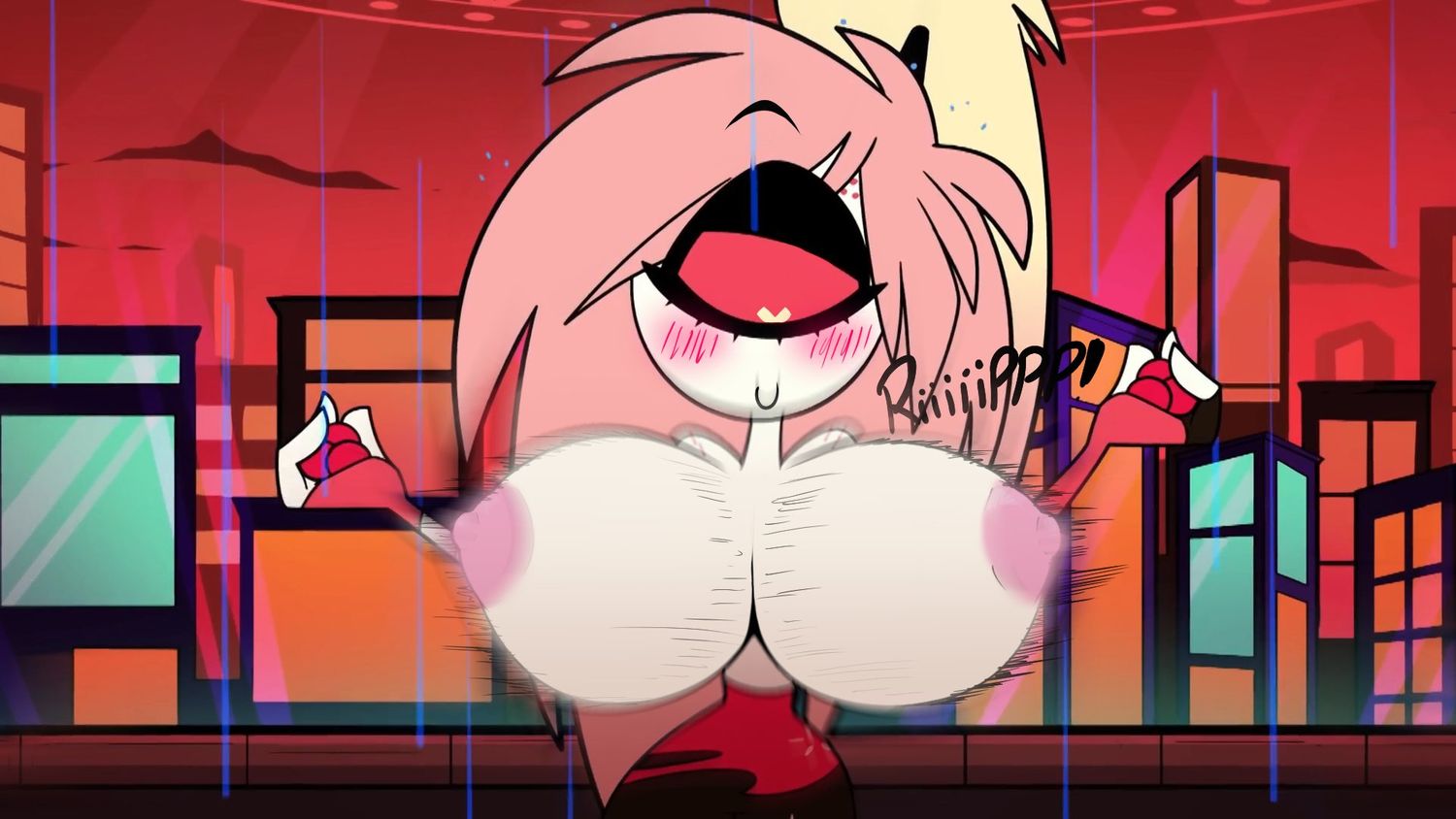 Cherri Bomb Hazbin Hotel Tits Toon