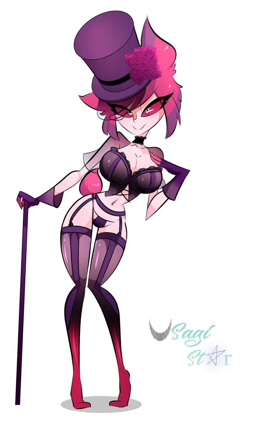 Female Alastor Hazbin Hotel Solo