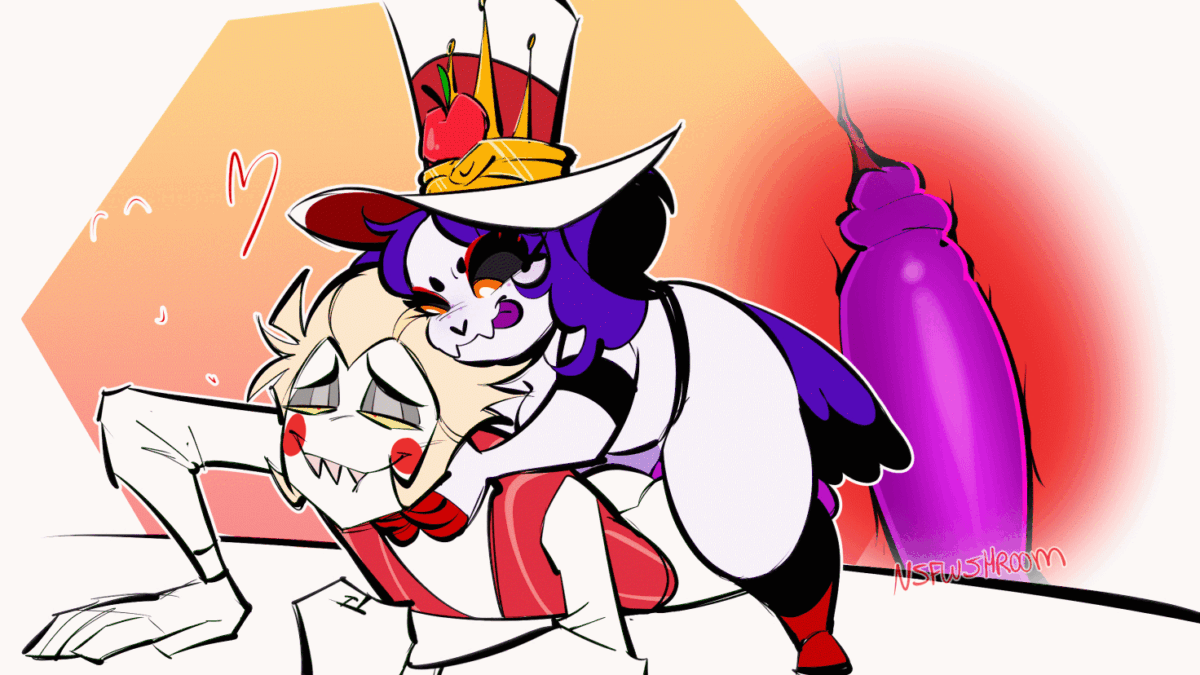 Lucifer Morningstar Hazbin Hotel Strap On Dildo Femdom Sex Pegging < Your  Cartoon Porn