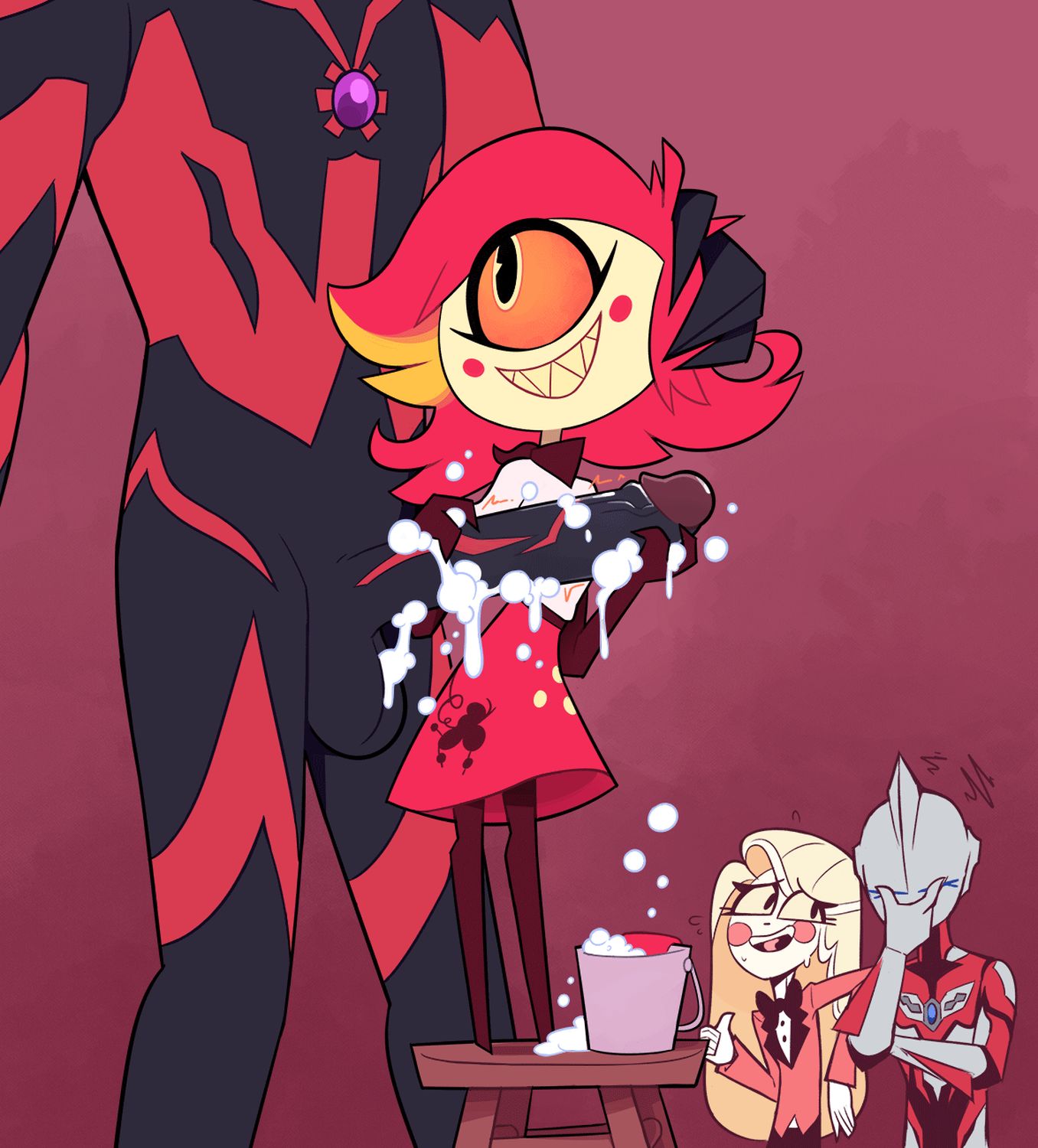 Niffty Hazbin Hotel and Charlie Morningstar Hazbin Hotel Group Sex